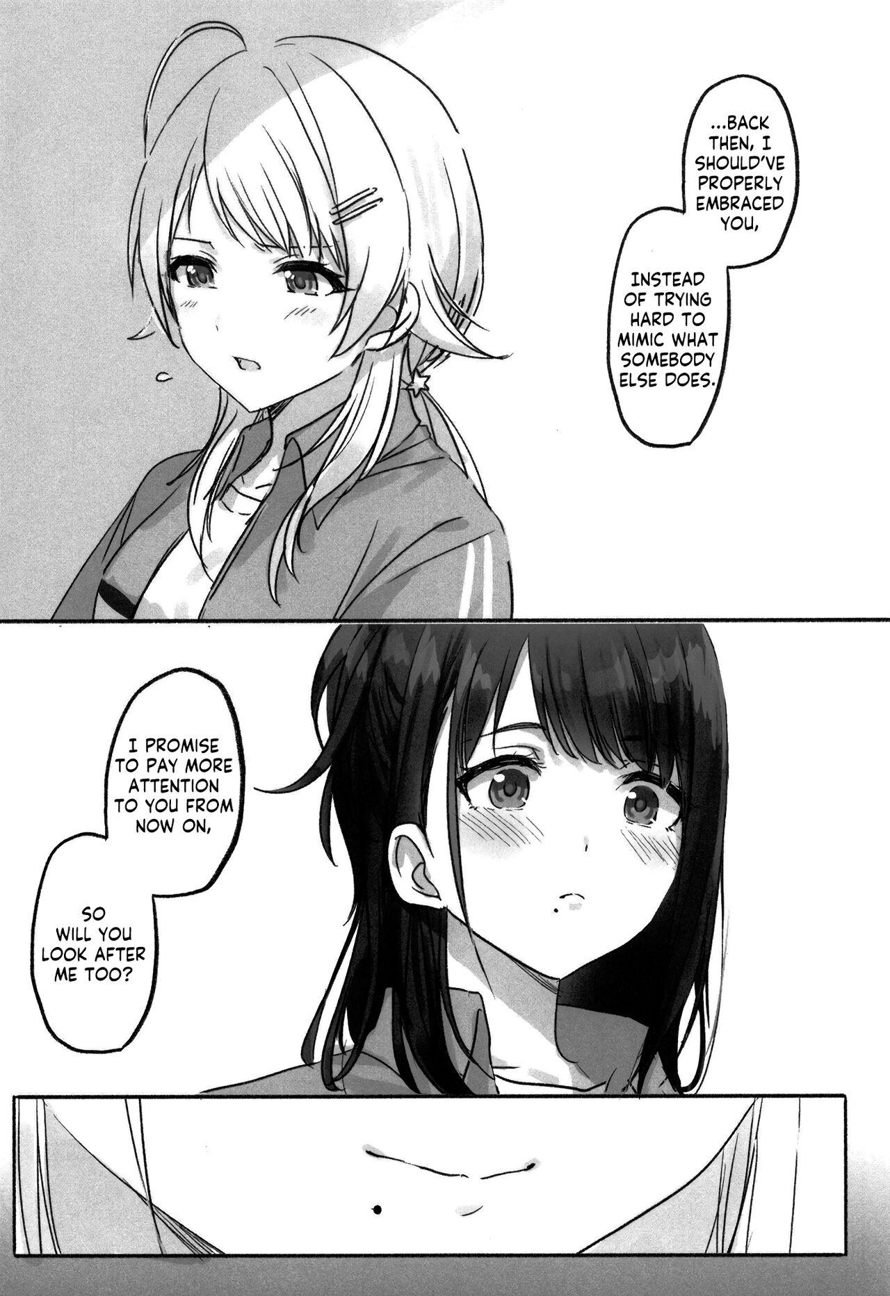 (2021-03 Akihabara Chou Doujinsai) [Tsuki no Uragawa (Romi)]Hachimiya-san to Kazano-san wa Sex ga Dekinai(THE iDOLM@STER: Shiny Colors) [English] [GenericWeeb] Page 26