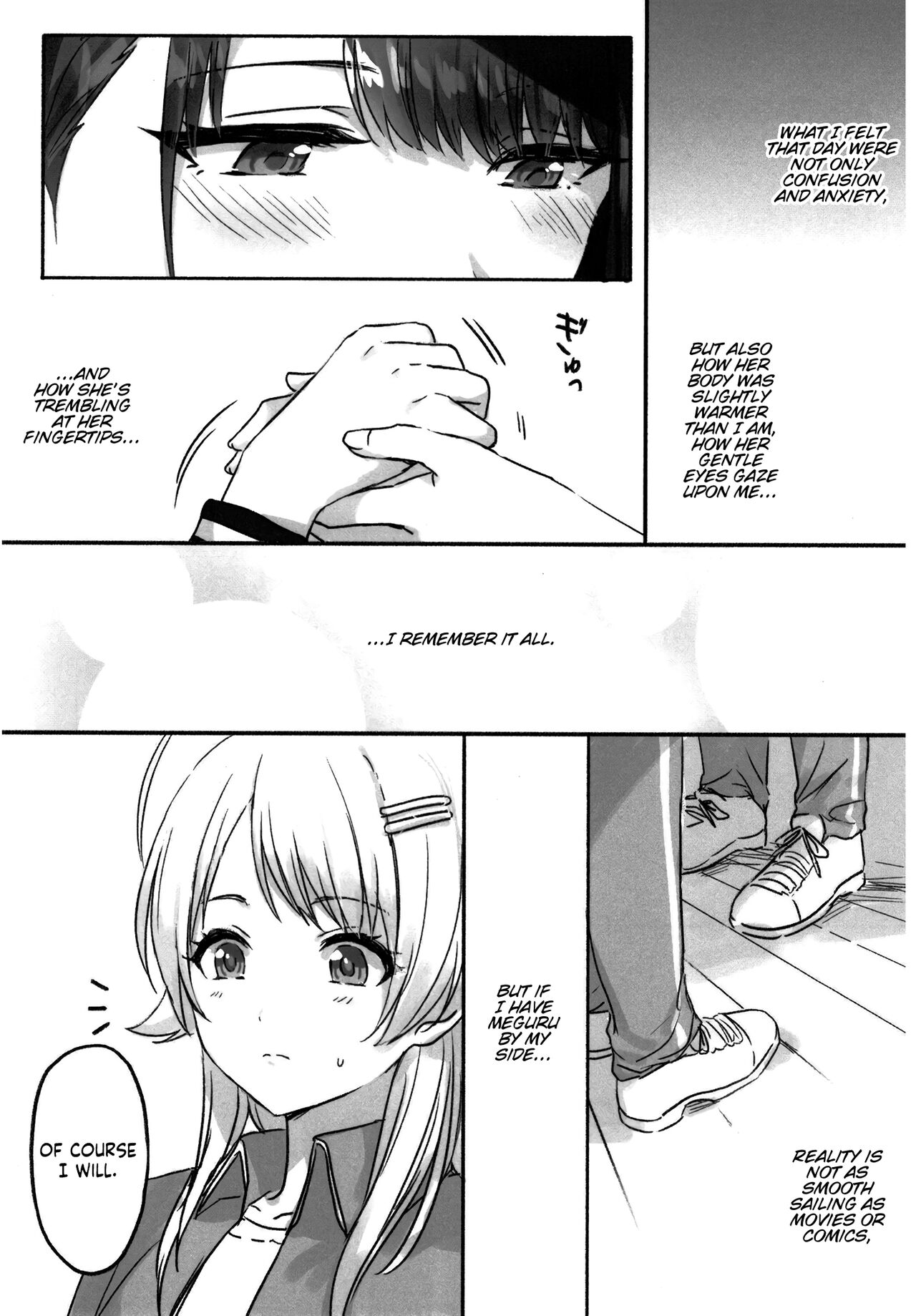 (2021-03 Akihabara Chou Doujinsai) [Tsuki no Uragawa (Romi)]Hachimiya-san to Kazano-san wa Sex ga Dekinai(THE iDOLM@STER: Shiny Colors) [English] [GenericWeeb] Page 27