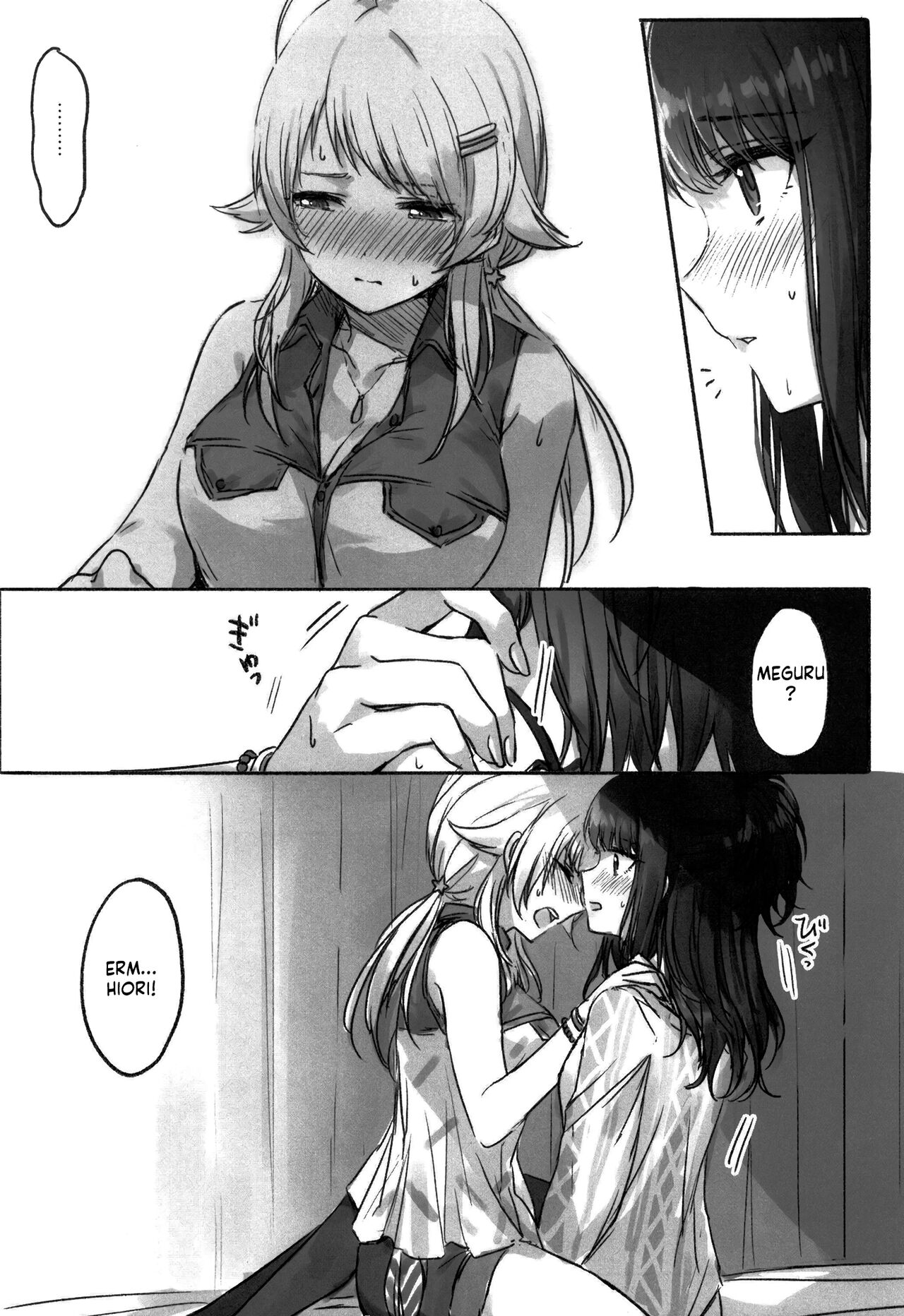 (2021-03 Akihabara Chou Doujinsai) [Tsuki no Uragawa (Romi)]Hachimiya-san to Kazano-san wa Sex ga Dekinai(THE iDOLM@STER: Shiny Colors) [English] [GenericWeeb] Page 4