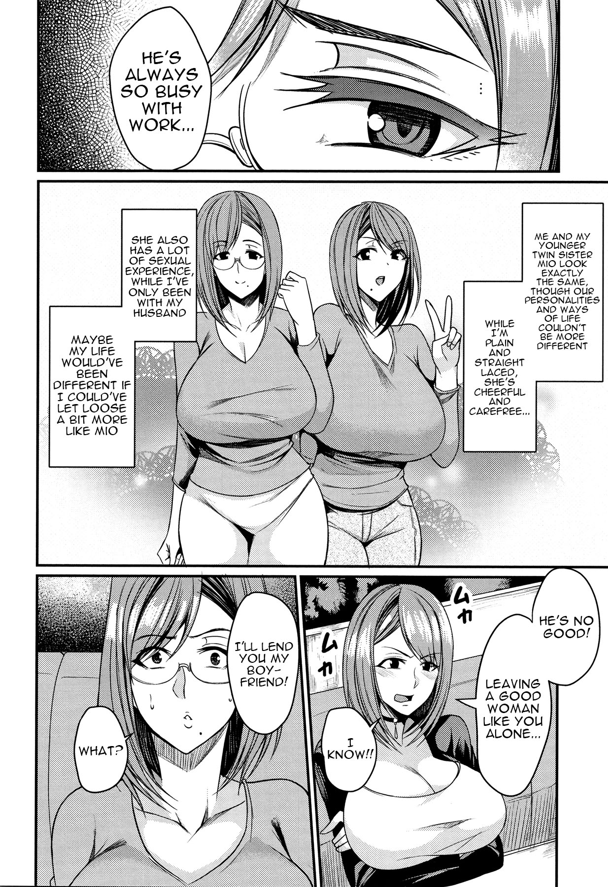 [Nishida Megane]Tsuma Chichi Temptation | Wife Breast Temptation Ch. 1-11[English] {Doujins.com} Page 23