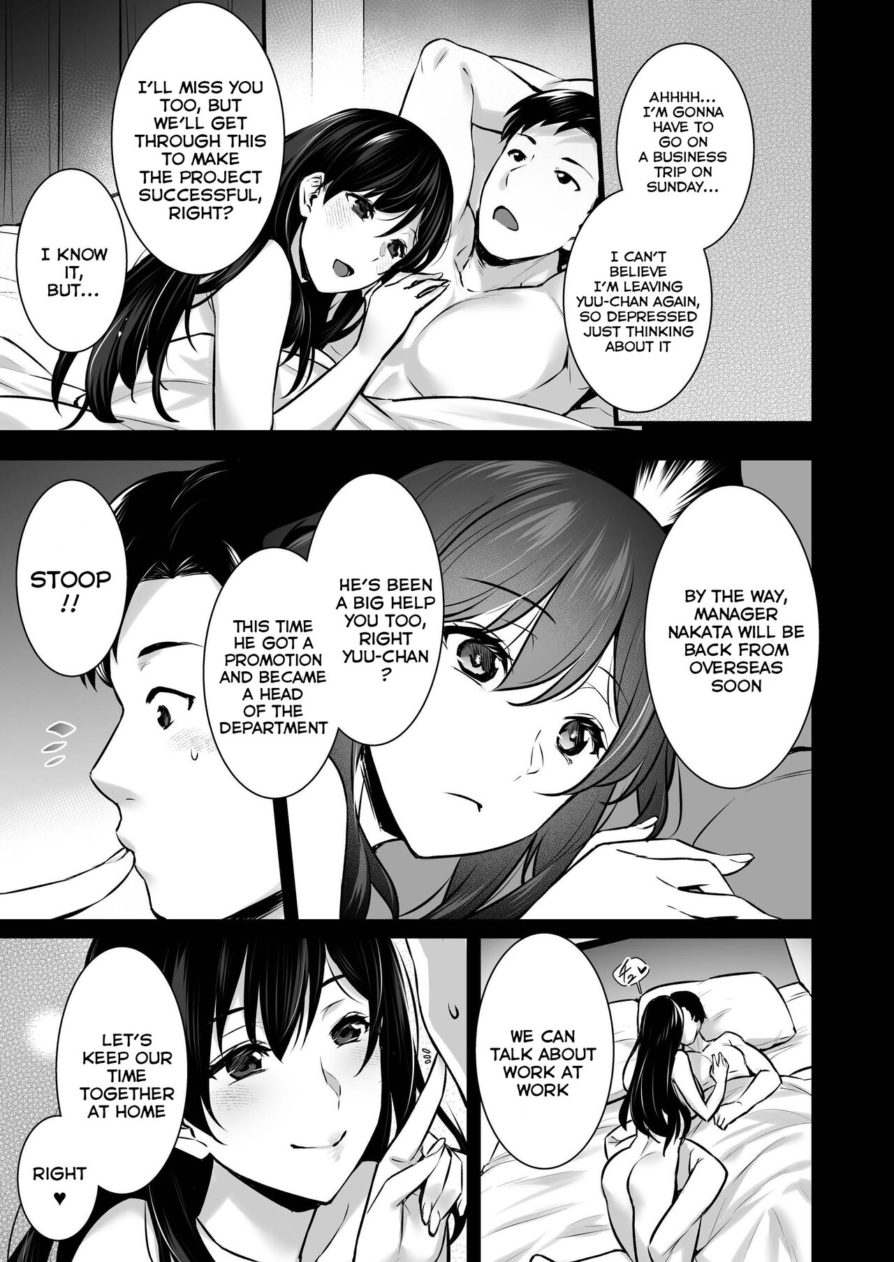 [Himeya (Abe Inori)]Tsuma no Hajimete no Otoko 2 ~Toshiue Bijin Tsuma wa Zetsurin Joushi ni Choukyouzumi Deshita~[English] [Digital] Page 4
