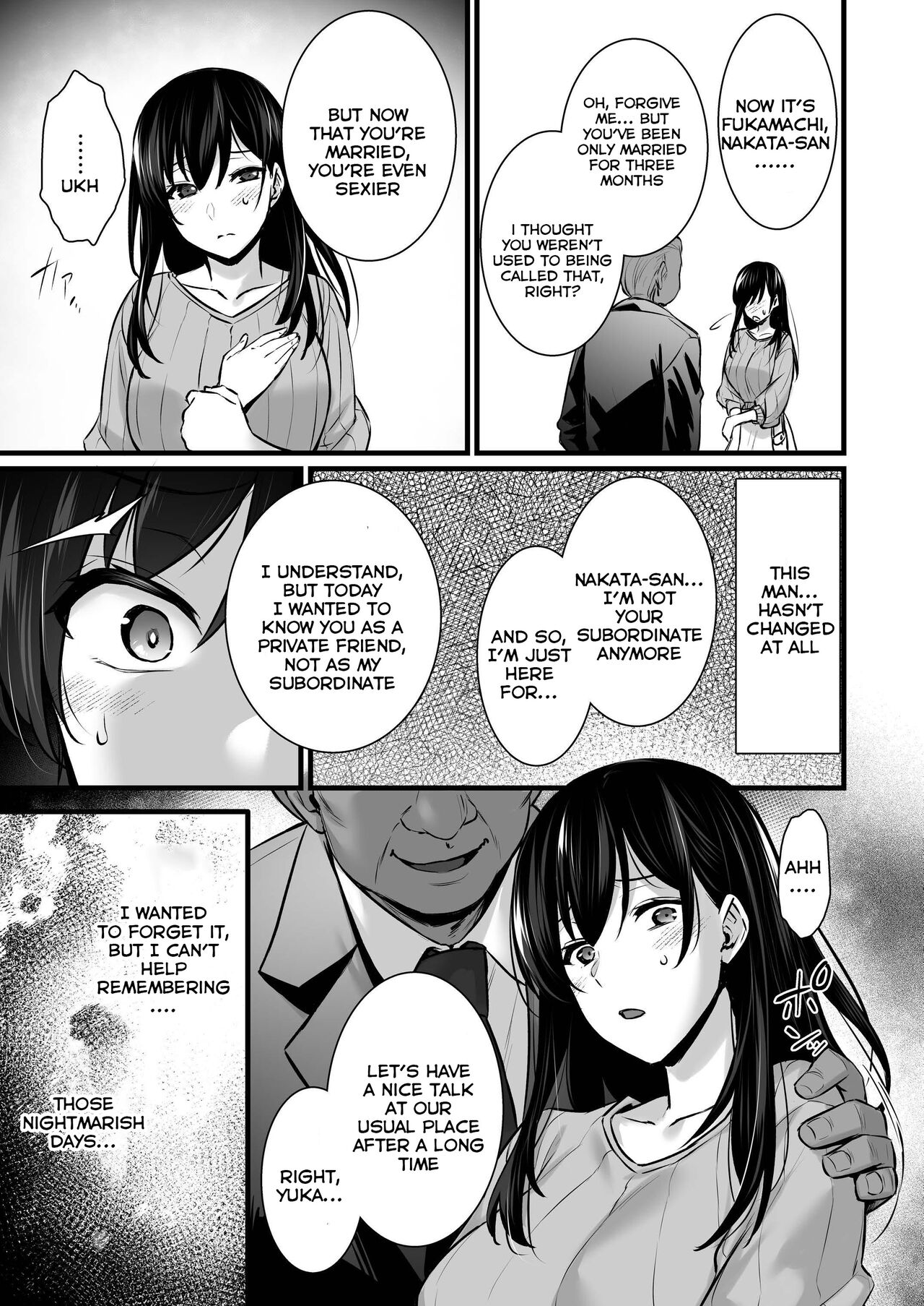 [Himeya (Abe Inori)]Tsuma no Hajimete no Otoko 2 ~Toshiue Bijin Tsuma wa Zetsurin Joushi ni Choukyouzumi Deshita~[English] [Digital] Page 8