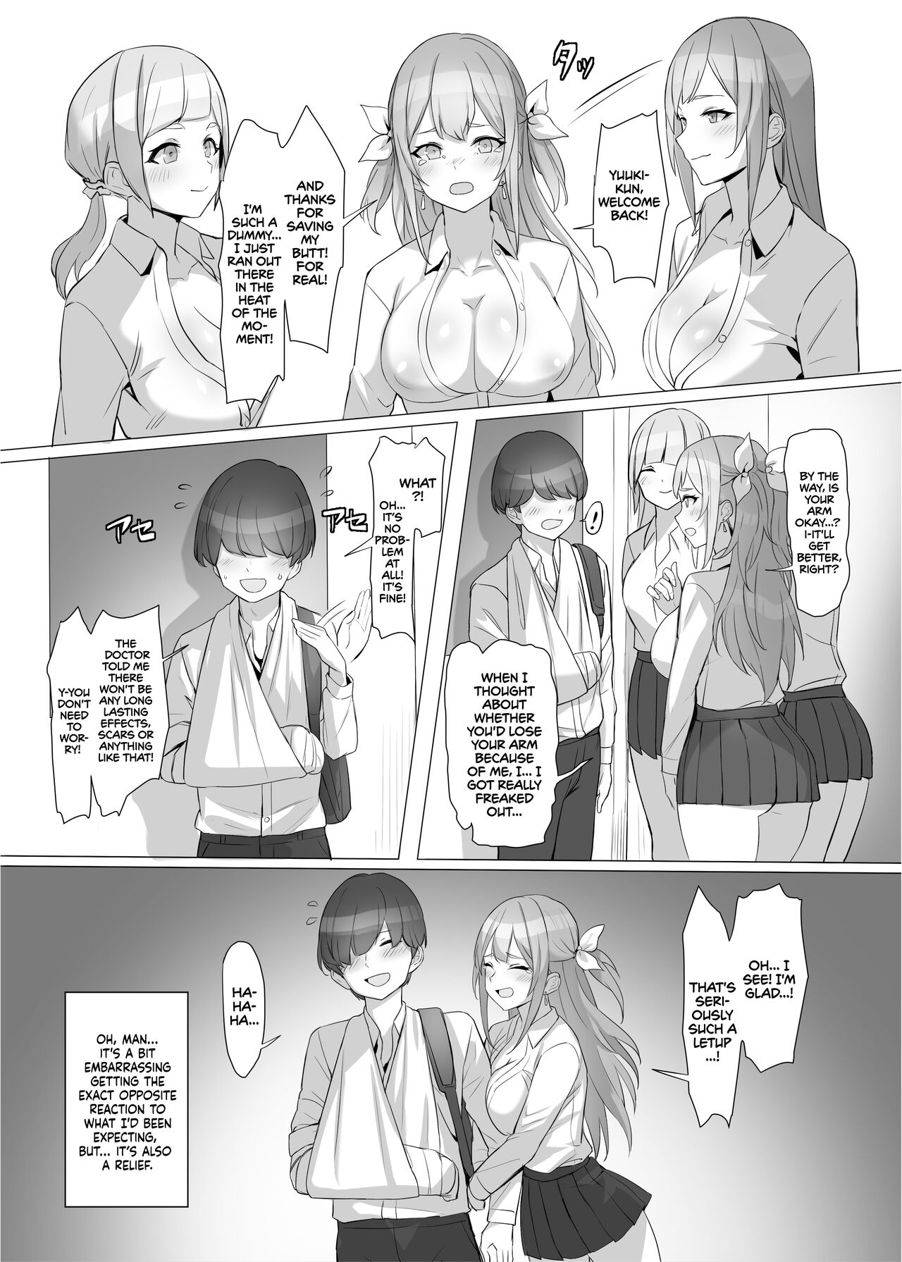 [Shiroganean (Kuromogu)]Gal o Tasuketara Isekai Tenseikyuu no ReaJuu Seikatsu ga Hajimatta!? | I Saved a Gyaru and Now I'm a Normie!?[English] [head empty + friends] Page 8