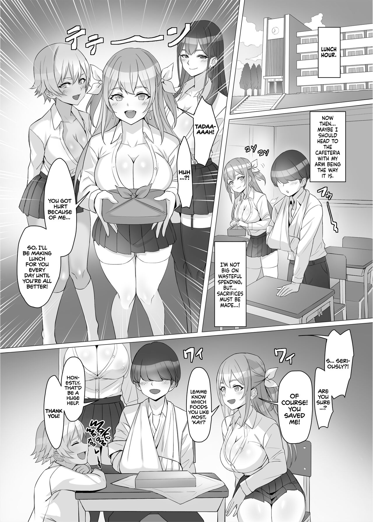 [Shiroganean (Kuromogu)]Gal o Tasuketara Isekai Tenseikyuu no ReaJuu Seikatsu ga Hajimatta!? | I Saved a Gyaru and Now I'm a Normie!?[English] [head empty + friends] Page 9