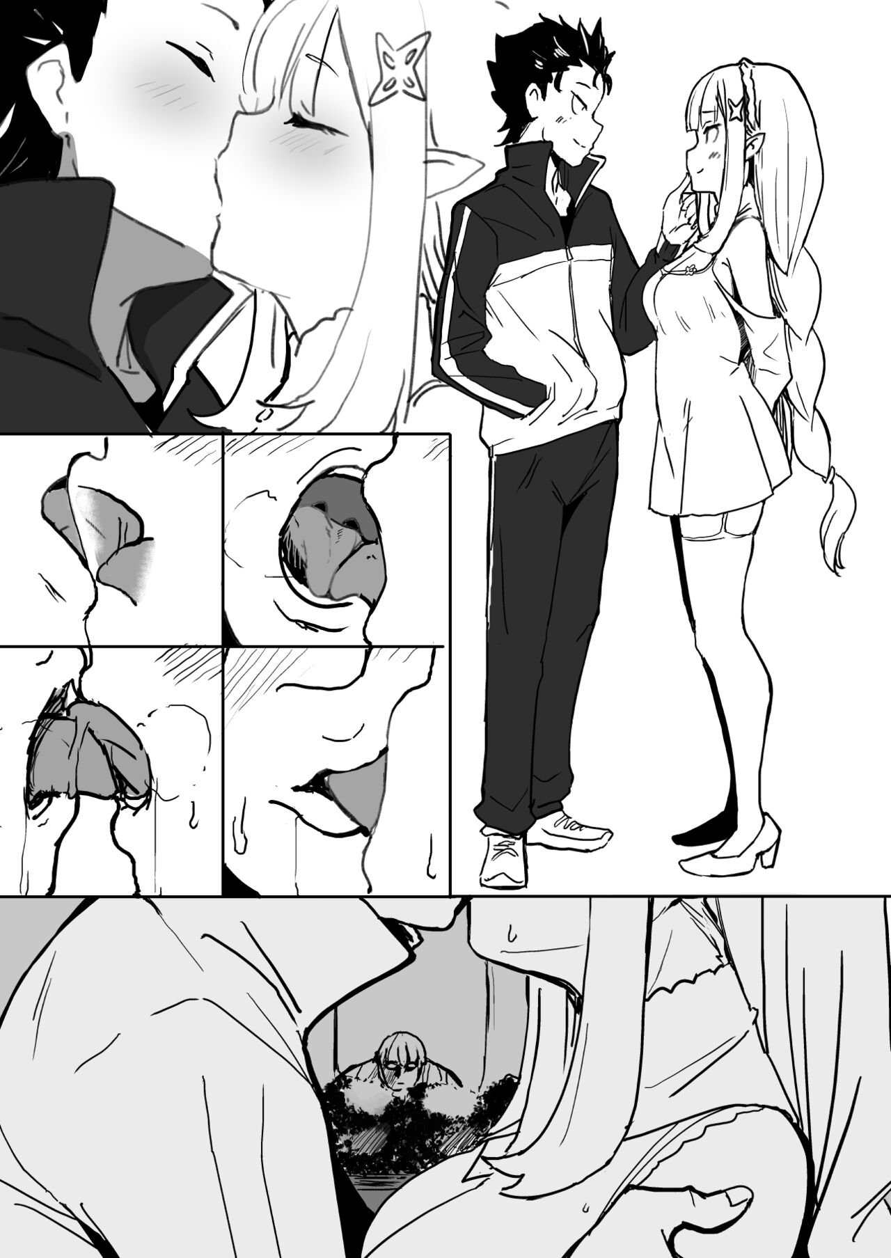 [Oninarasu]EMT(NTR 1 & 2 + Extras)(10/18/2022)(Re: Zero kara Hajimeru Isekai Seikatsu) Page 11