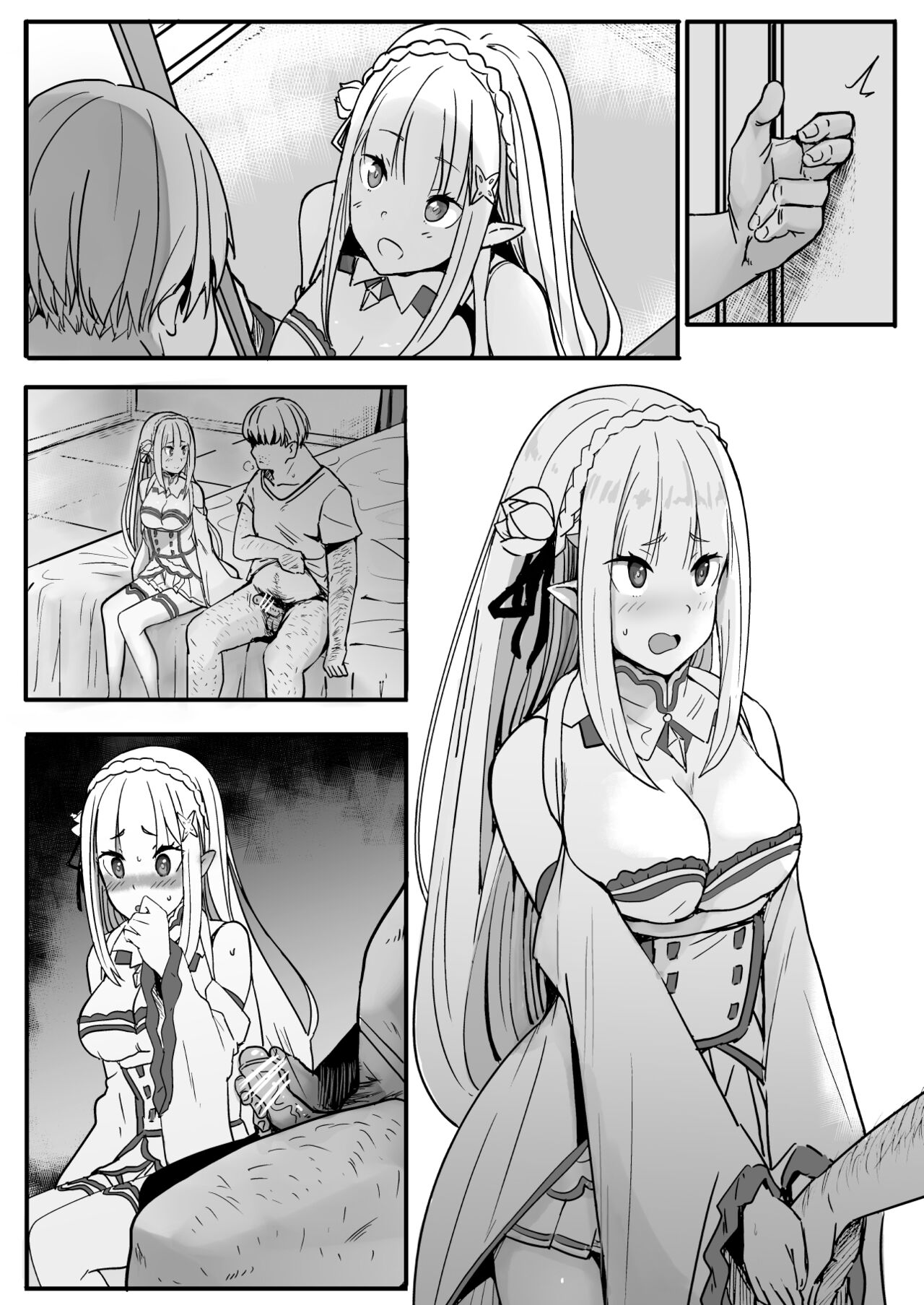 [Oninarasu]EMT(NTR 1 & 2 + Extras)(10/18/2022)(Re: Zero kara Hajimeru Isekai Seikatsu) Page 12