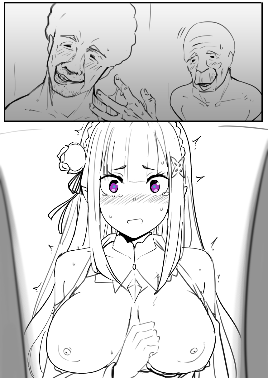 [Oninarasu]EMT(NTR 1 & 2 + Extras)(10/18/2022)(Re: Zero kara Hajimeru Isekai Seikatsu) Page 36