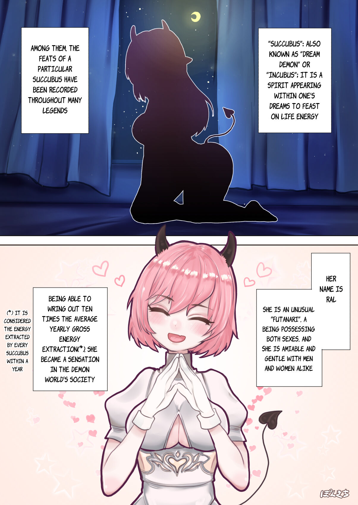 [Ponkichi no Sato (Ponkichi)]Succubus no Sensei FILE.01 Genki Musume Succubus-hen | Succubus Teacher FILE.01 The Energetic Succubus[English] Page 2