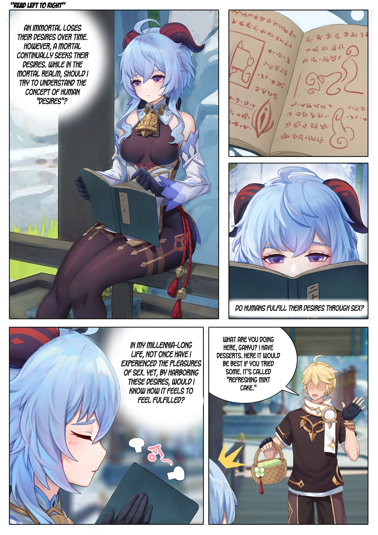 (Reikoku na Haizara)Everlasting Ganyu(Genshin Impact) [English] [LunaticSeibah] Page 1