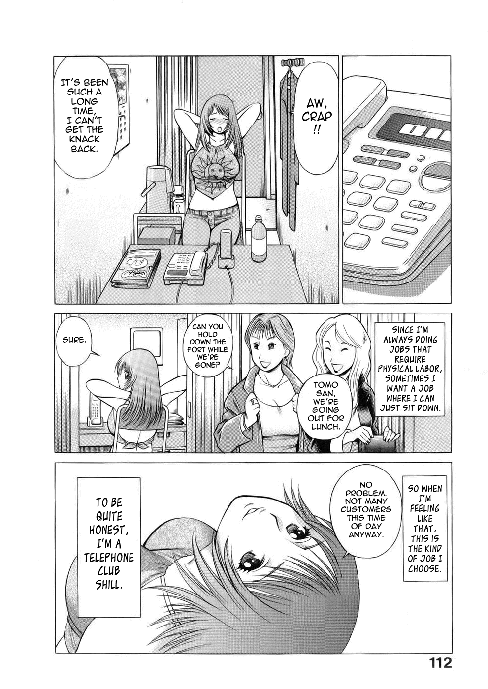 [Tamaki Nozomu]Hataraku Megami-sama | The Working Goddess[English] [Tadanohito] Page 112