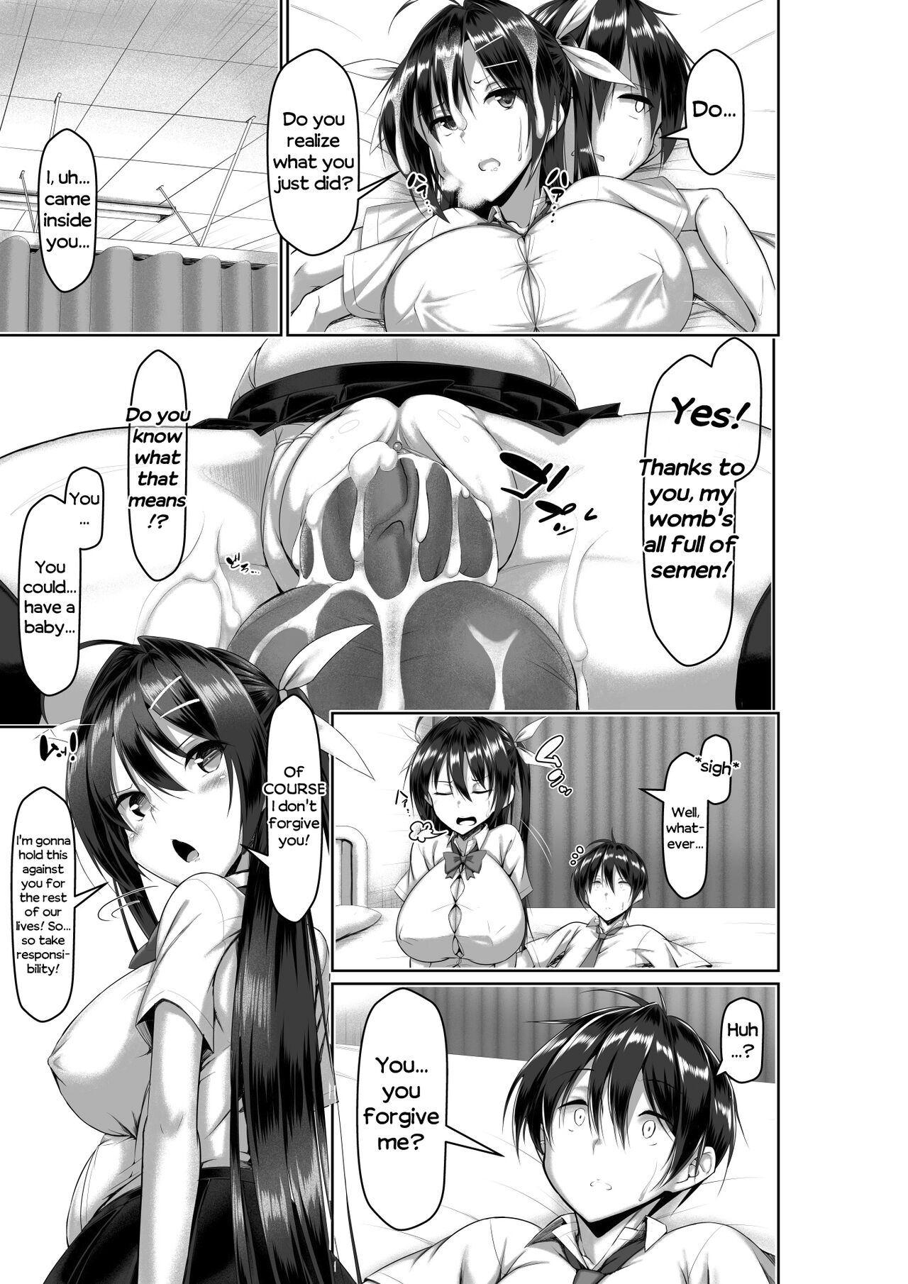 [Kawahagitei]Toppatsusei Bokki Shoukougun ~Jii Fuzen o Soete~[English] {Seyzer Koze+Hennojin} [Decensored] Page 43