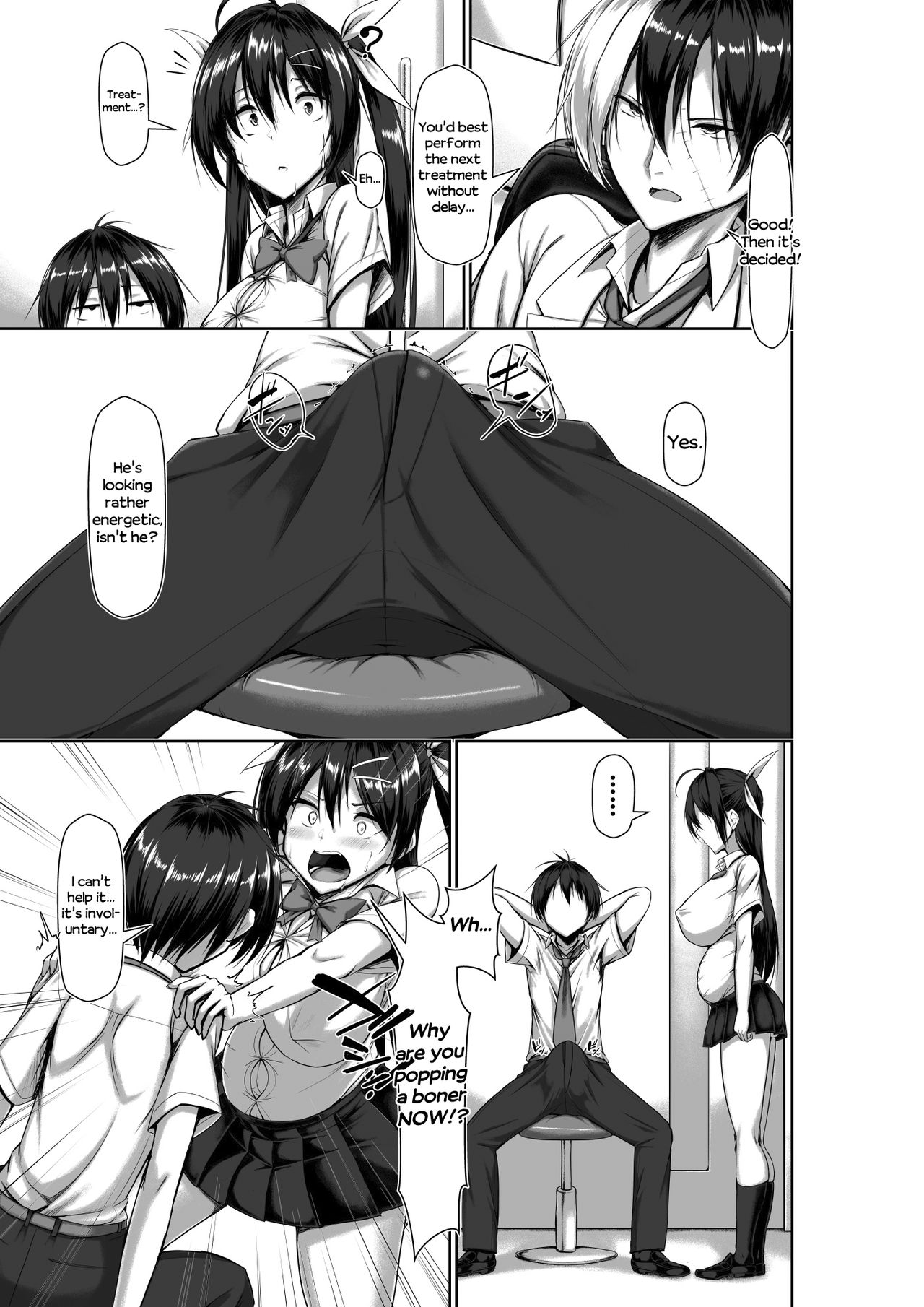 [Kawahagitei]Toppatsusei Bokki Shoukougun ~Jii Fuzen o Soete~[English] {Seyzer Koze+Hennojin} [Decensored] Page 65