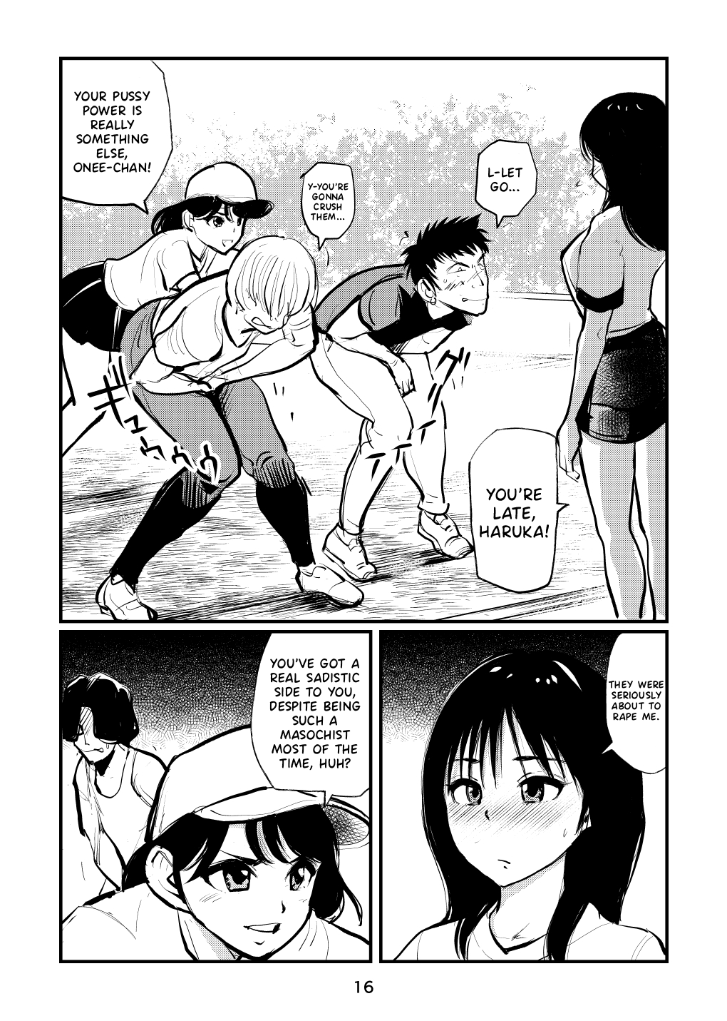 [Pecan (Makunouchi)]Inran Joshi Ga Modaenagara Kintama Ijimetemita[English] {Hennojin} Page 16