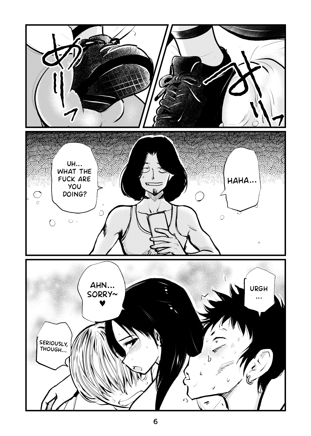 [Pecan (Makunouchi)]Inran Joshi Ga Modaenagara Kintama Ijimetemita[English] {Hennojin} Page 6