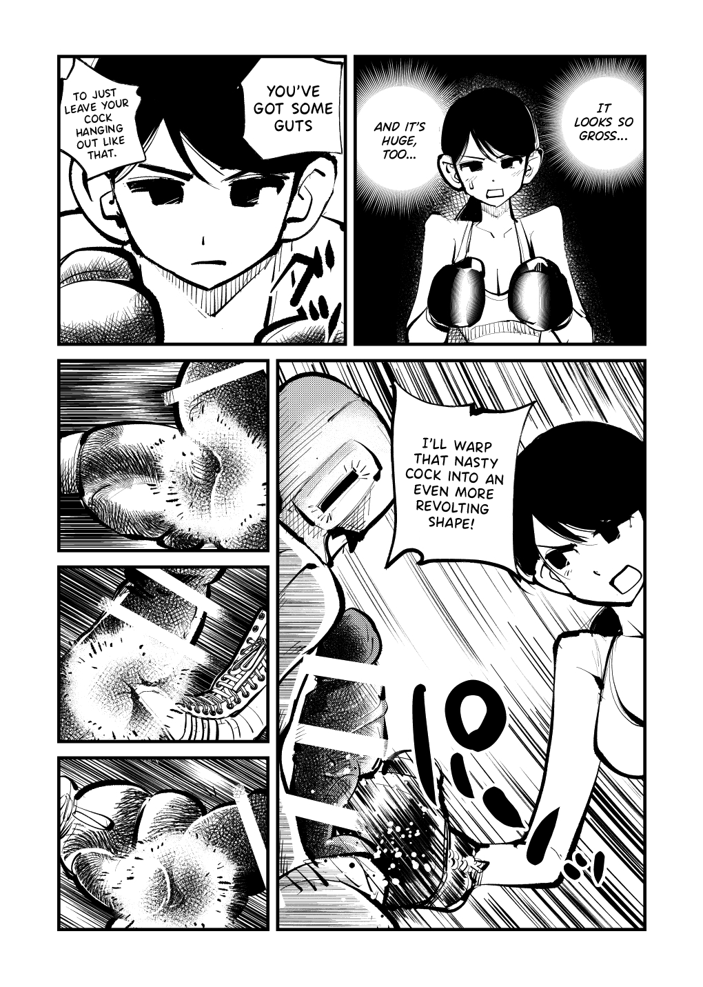 [Pecan (Makunouchi)]Dick Boxing[English] {Hennojin} Page 15