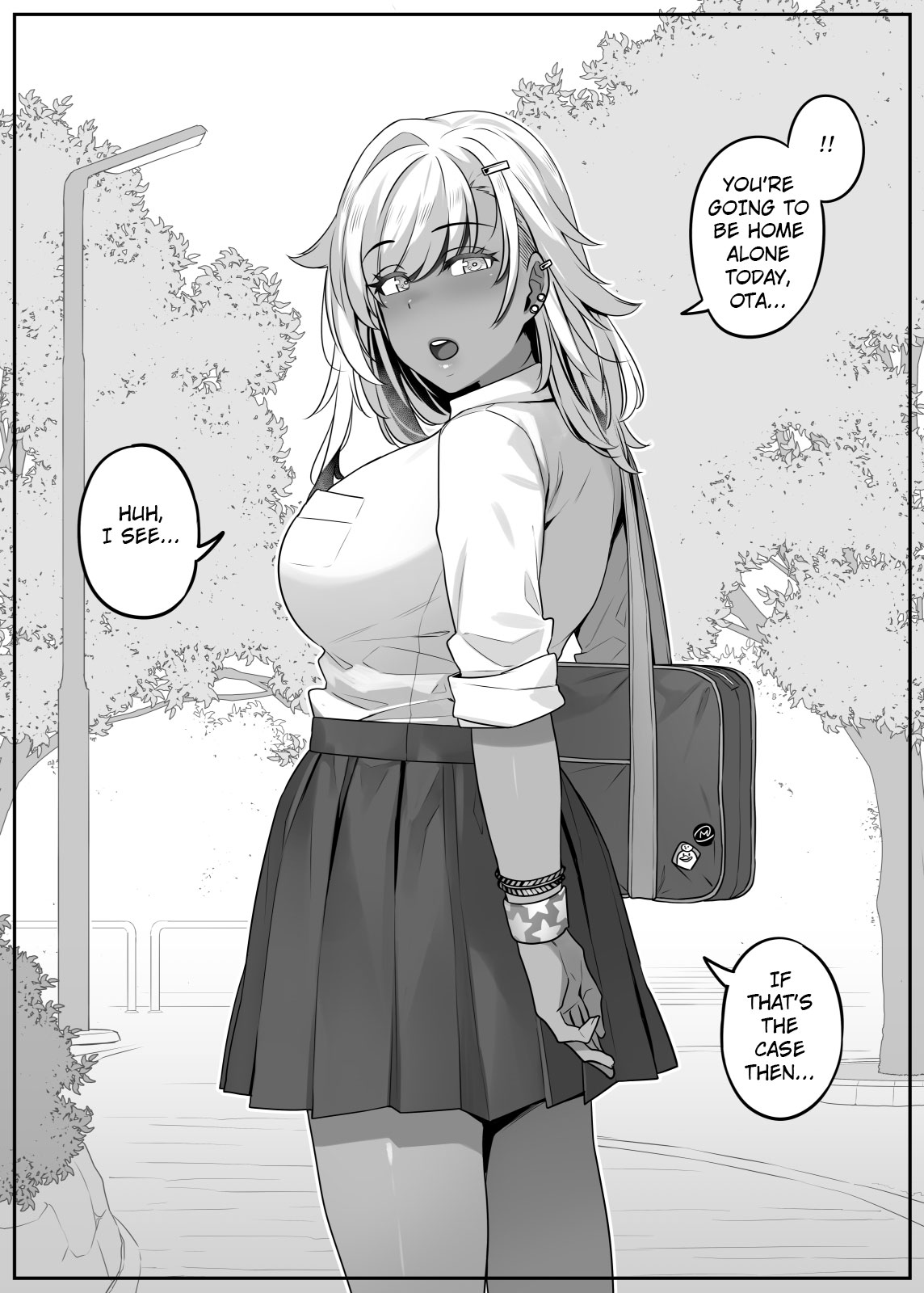 [Mitsuba Minoru]The story of a brown gal who loves otaku-kun[English] [PHILO] [In progress] Page 9