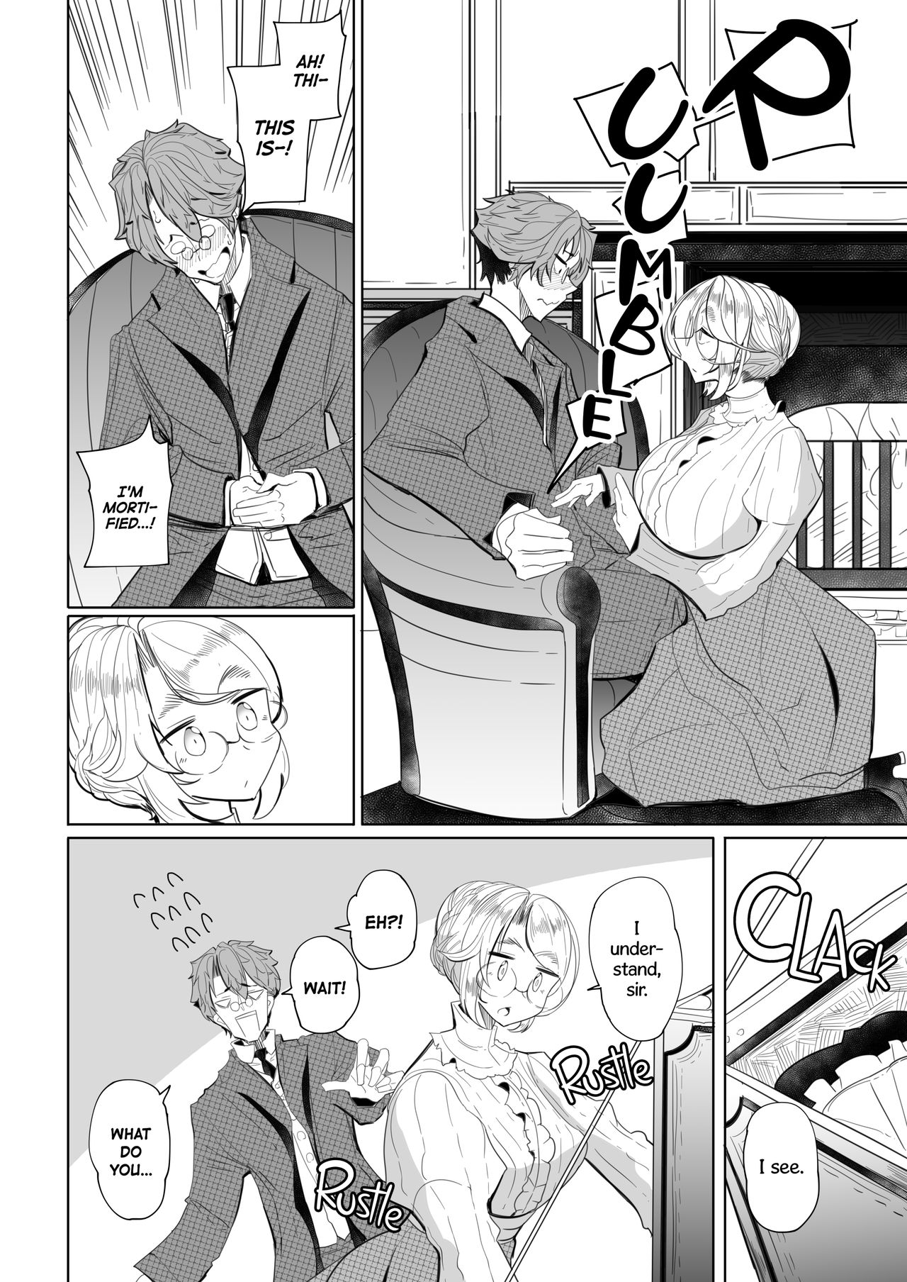 [Metro Notes (Tsumetoro)]Shinshi Tsuki Maid no Sophie-san Soushuuhen | Gentleman’s Maid Sophie: Compilation 1[English] {2d-market.com} [Decensored] [Digital] Page 12