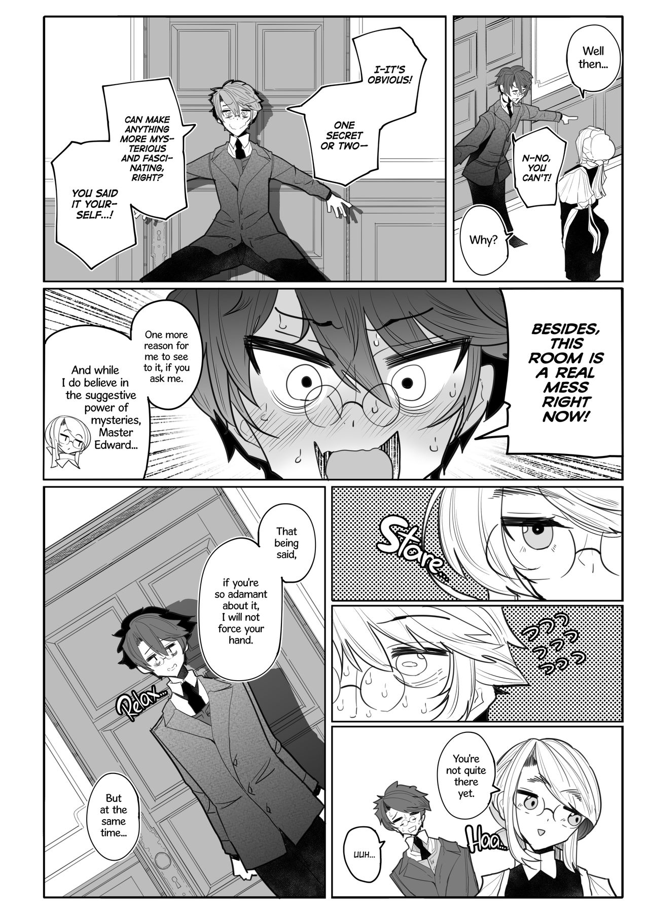 [Metro Notes (Tsumetoro)]Shinshi Tsuki Maid no Sophie-san Soushuuhen | Gentleman’s Maid Sophie: Compilation 1[English] {2d-market.com} [Decensored] [Digital] Page 124