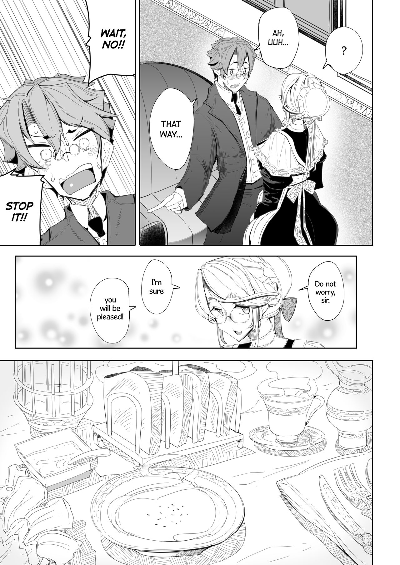 [Metro Notes (Tsumetoro)]Shinshi Tsuki Maid no Sophie-san Soushuuhen | Gentleman’s Maid Sophie: Compilation 1[English] {2d-market.com} [Decensored] [Digital] Page 15