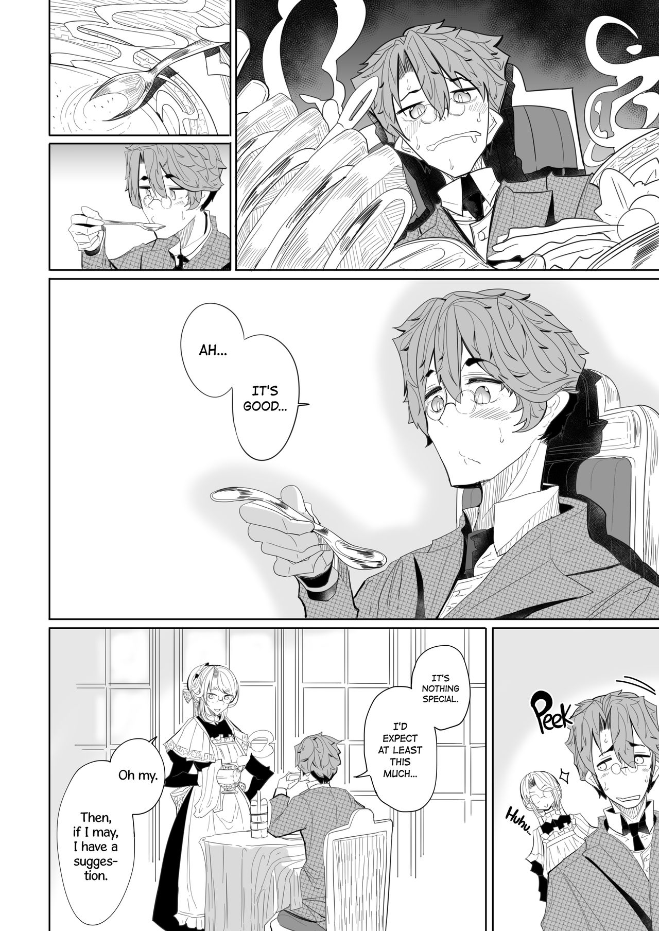 [Metro Notes (Tsumetoro)]Shinshi Tsuki Maid no Sophie-san Soushuuhen | Gentleman’s Maid Sophie: Compilation 1[English] {2d-market.com} [Decensored] [Digital] Page 16