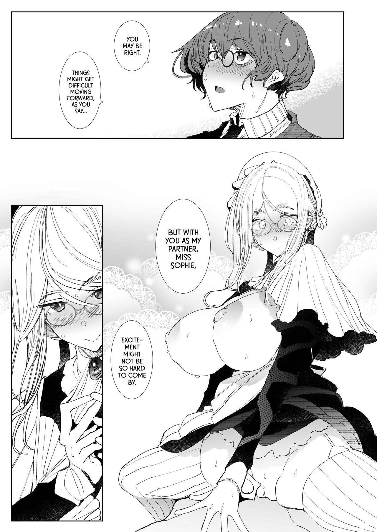 [Metro Notes (Tsumetoro)]Shinshi Tsuki Maid no Sophie-san Soushuuhen | Gentleman’s Maid Sophie: Compilation 1[English] {2d-market.com} [Decensored] [Digital] Page 198
