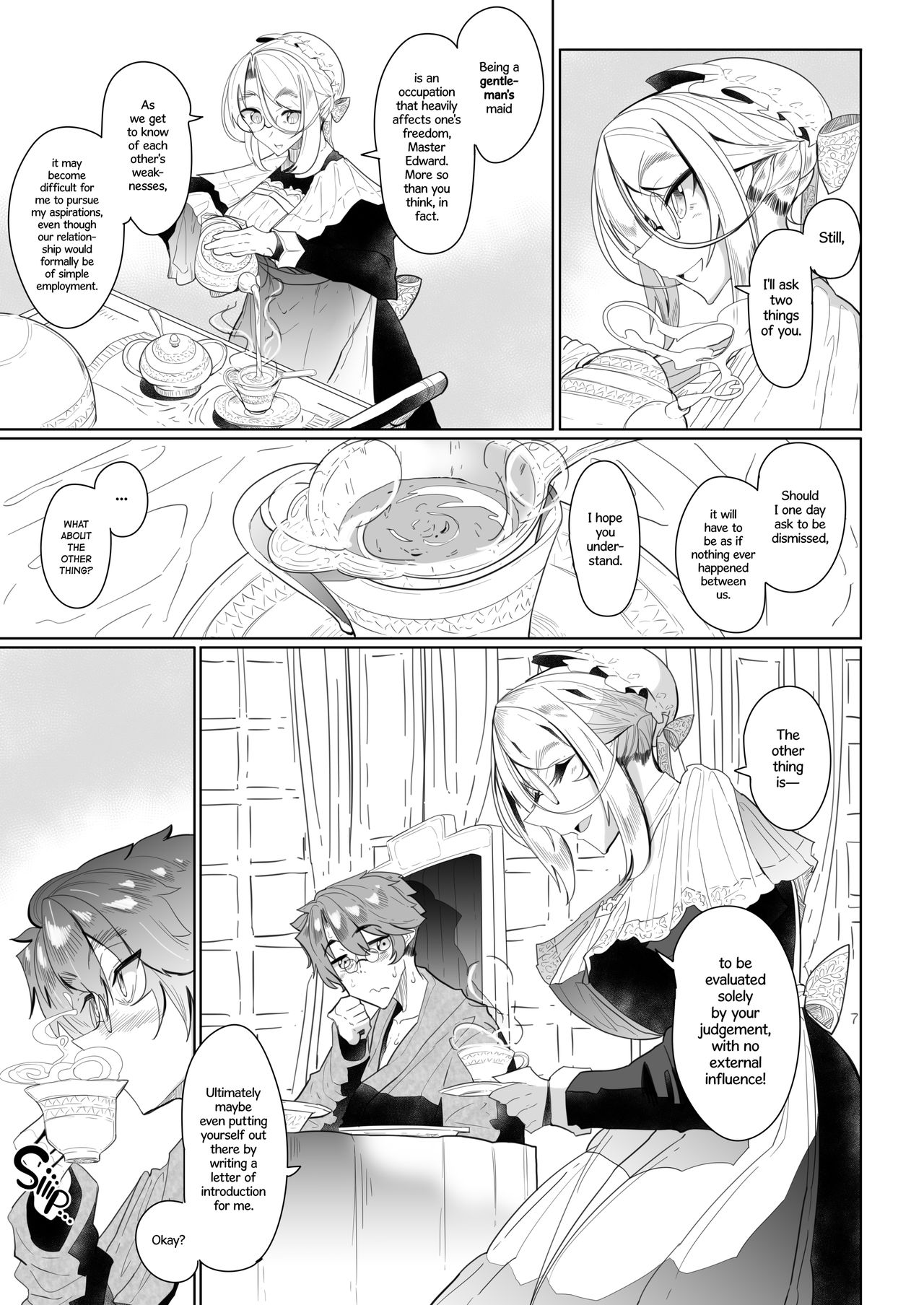 [Metro Notes (Tsumetoro)]Shinshi Tsuki Maid no Sophie-san Soushuuhen | Gentleman’s Maid Sophie: Compilation 1[English] {2d-market.com} [Decensored] [Digital] Page 71
