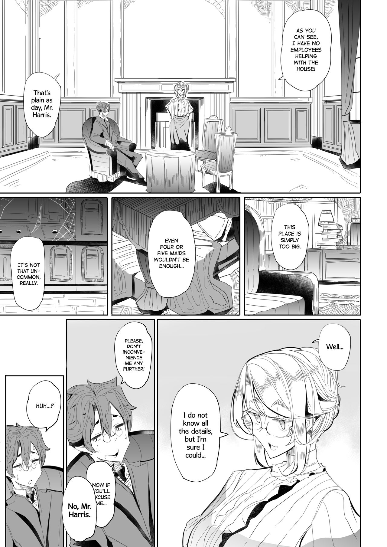 [Metro Notes (Tsumetoro)]Shinshi Tsuki Maid no Sophie-san Soushuuhen | Gentleman’s Maid Sophie: Compilation 1[English] {2d-market.com} [Decensored] [Digital] Page 9