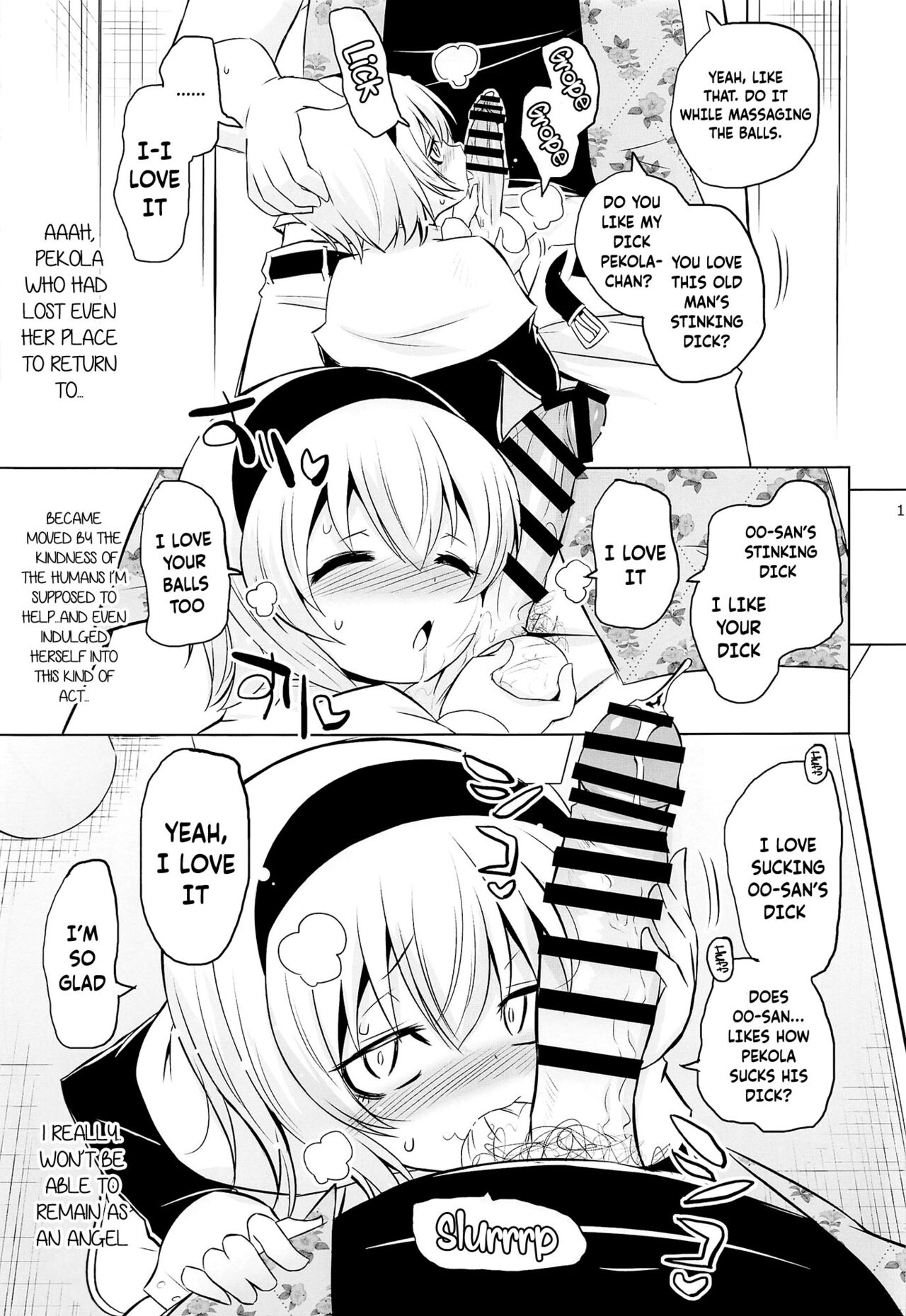 (C100) [Ororiya Enpitsudo (Murian)]Pekora-sama wa Datenshi. | Pekora-sama Is a Fallen Angel(Jashin-chan Dropkick) [English] {Doujins.com} Page 8