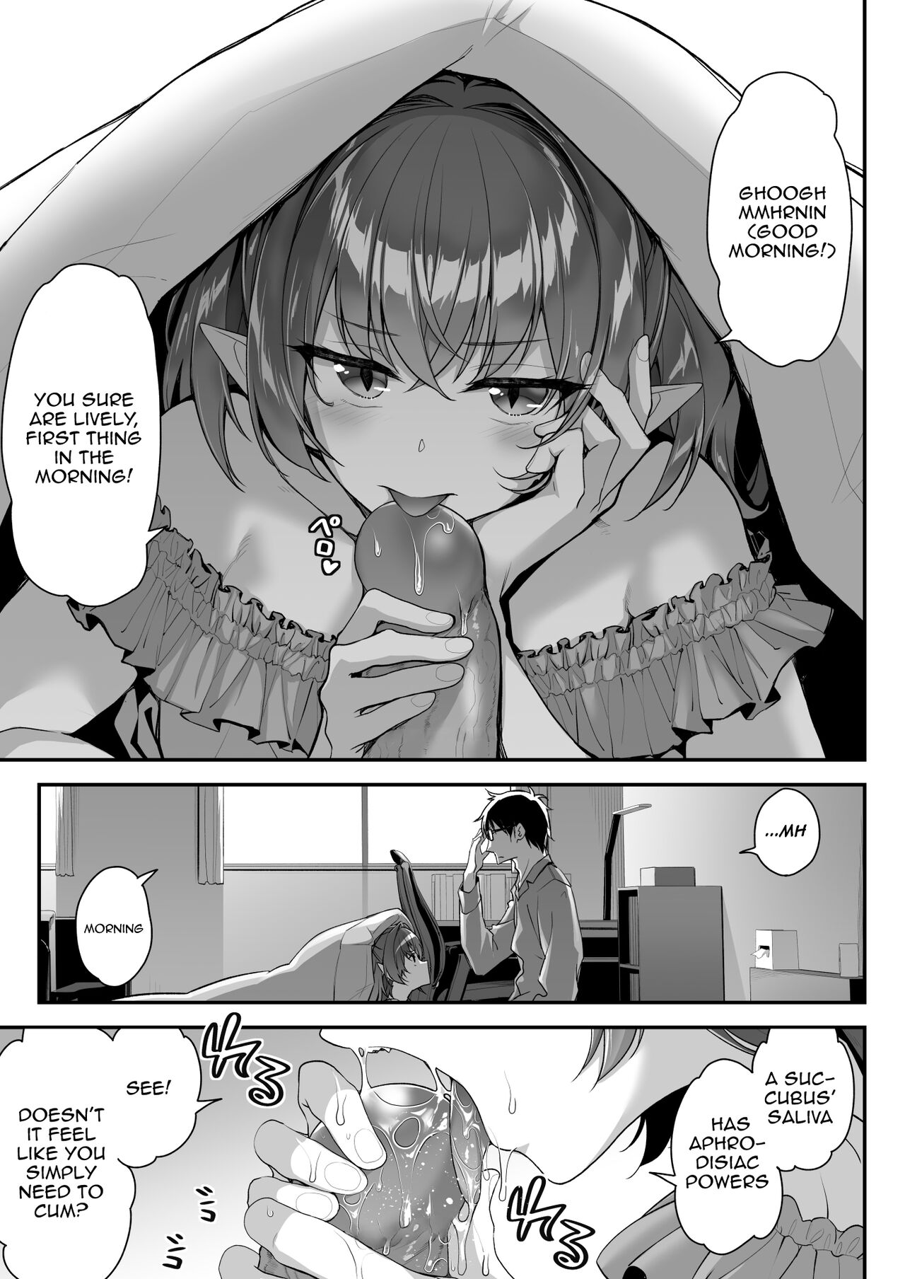 [Ichinose Land]Zako Succubus-chan wa Semen ga Hoshii no! | This Small Fry Succubus-chan Wants Your Sperm![English] {Doujins.com} [Digital] [Decensored] Page 10