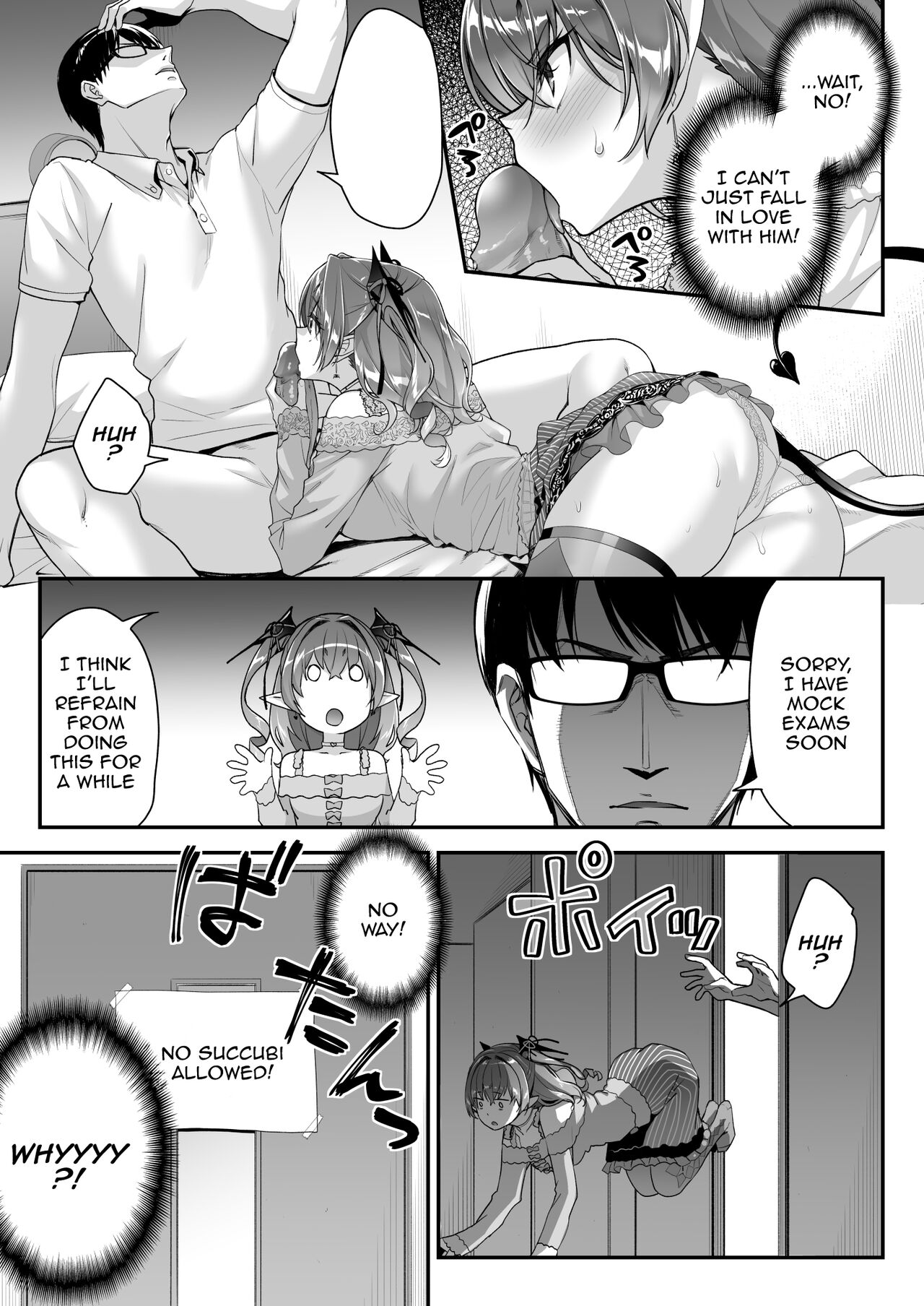 [Ichinose Land]Zako Succubus-chan wa Semen ga Hoshii no! | This Small Fry Succubus-chan Wants Your Sperm![English] {Doujins.com} [Digital] [Decensored] Page 16