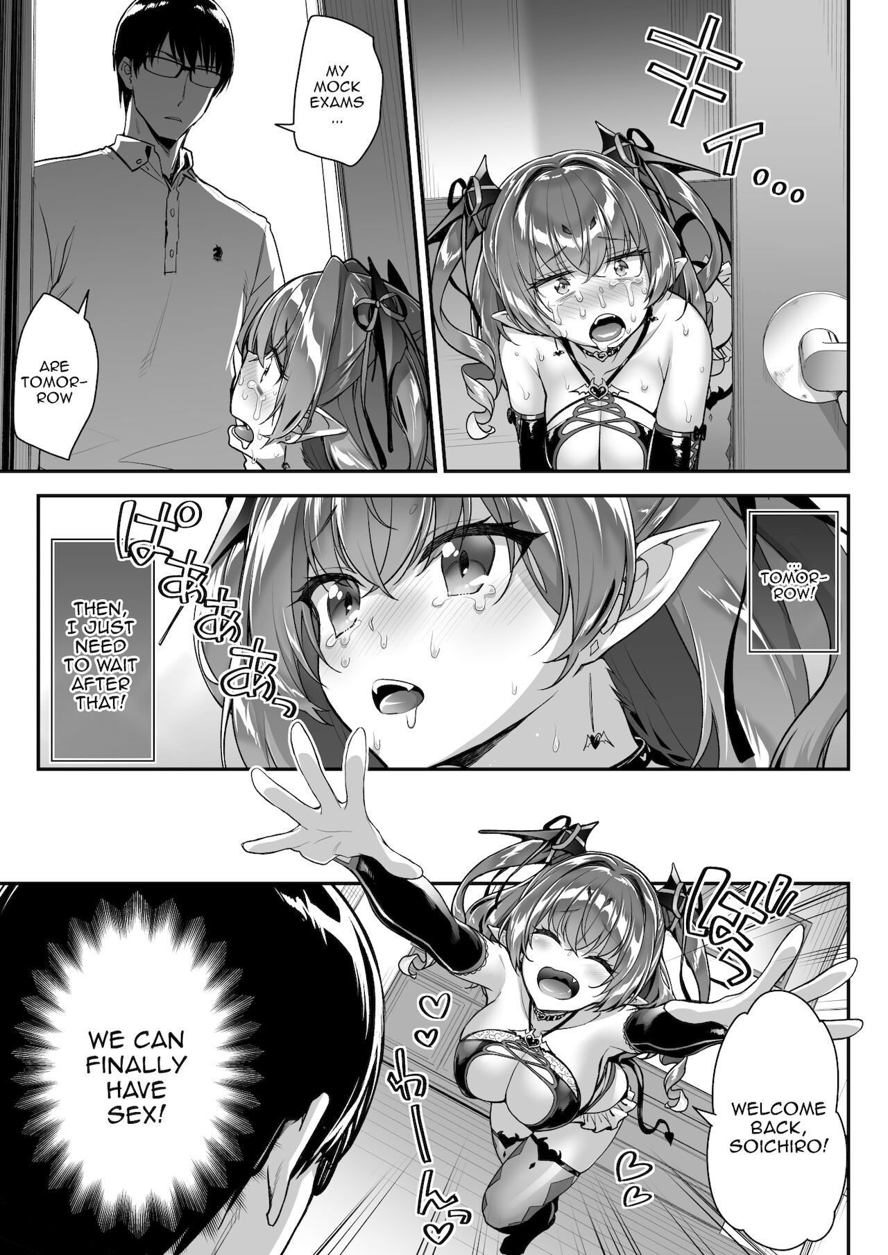 [Ichinose Land]Zako Succubus-chan wa Semen ga Hoshii no! | This Small Fry Succubus-chan Wants Your Sperm![English] {Doujins.com} [Digital] [Decensored] Page 20