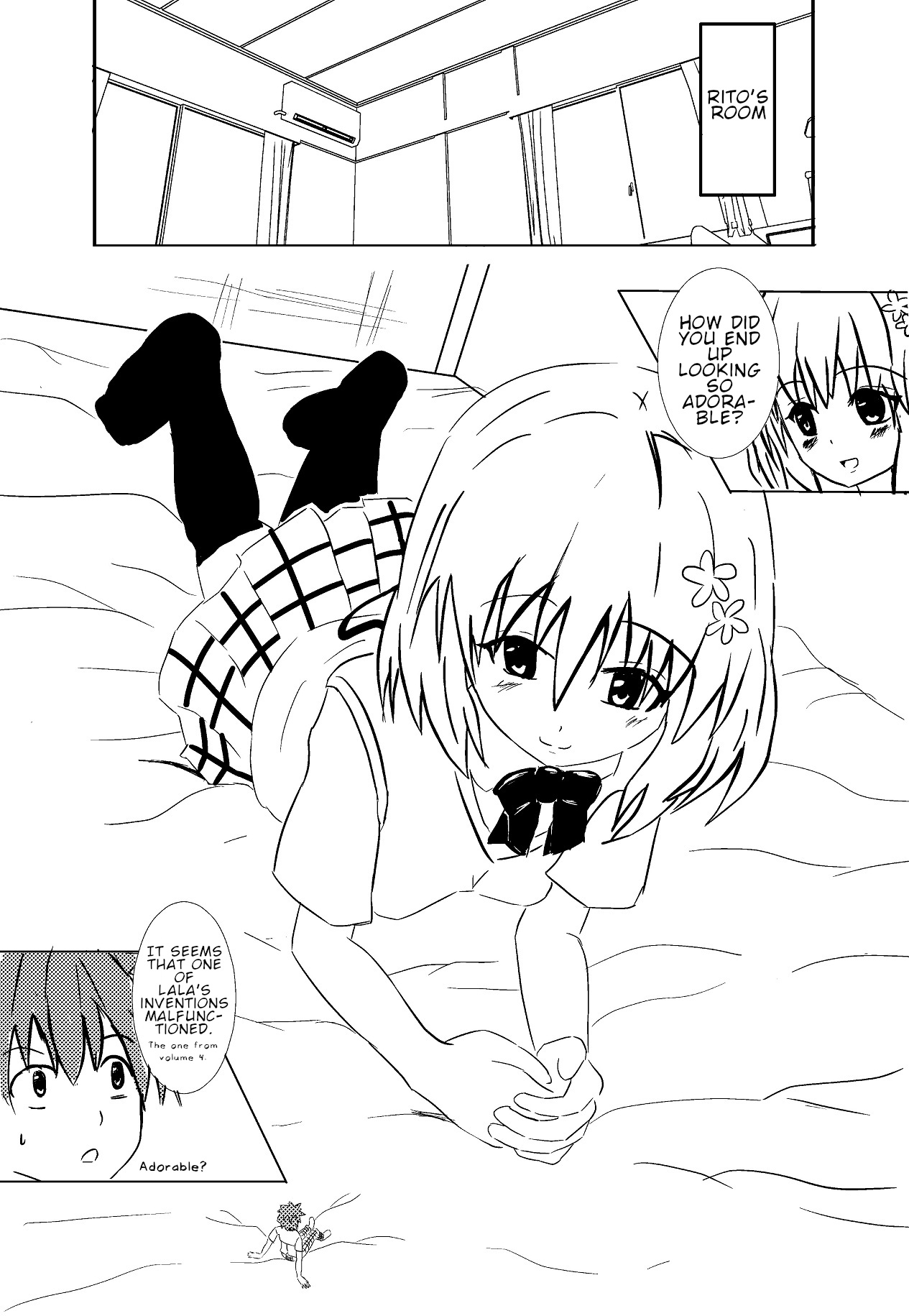 [Aki]Rito ga chiisaku natte Momo to | Shrunken Rito and Momo[English] Page 2