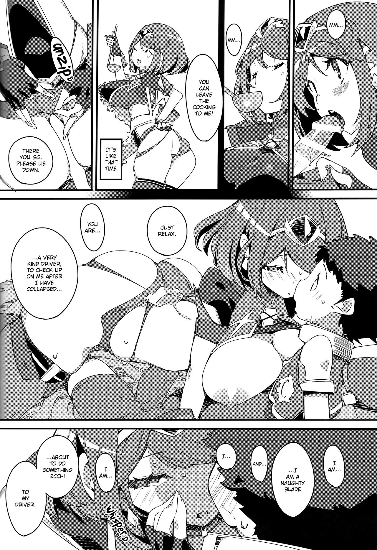 (C100) [Potato Salad (Himekuri)]Homura Homenobi(Xenoblade Chronicles 2) [English] [Saki-Kotowari] Page 15