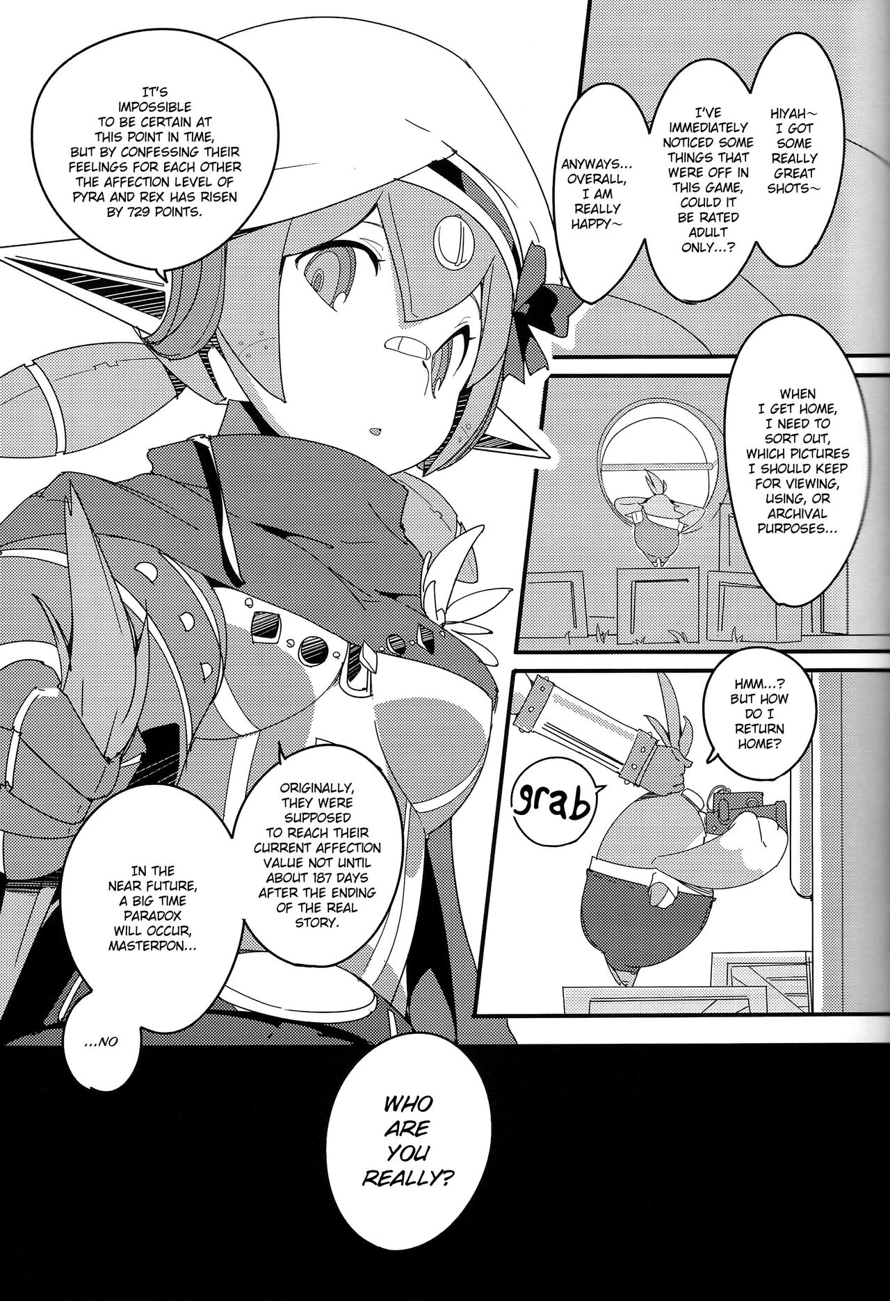 (C100) [Potato Salad (Himekuri)]Homura Homenobi(Xenoblade Chronicles 2) [English] [Saki-Kotowari] Page 28