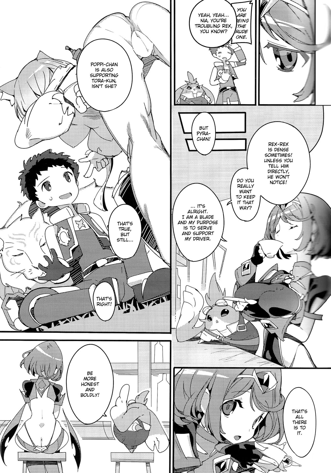 (C100) [Potato Salad (Himekuri)]Homura Homenobi(Xenoblade Chronicles 2) [English] [Saki-Kotowari] Page 6