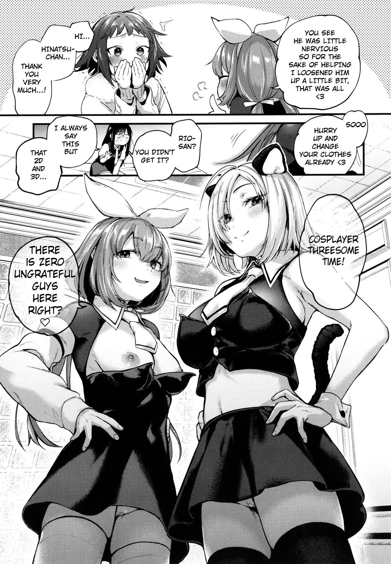 [Gosaiji]Doujin Sakka wa After 3P no Yume o Miru ka | Do Doujin Artists Dream of Having a Cosplayer Threesome?(Doujin Sakka wa Cosplay Ecchi no Yume o Miru ka) [English] [Nataniel] Page 15