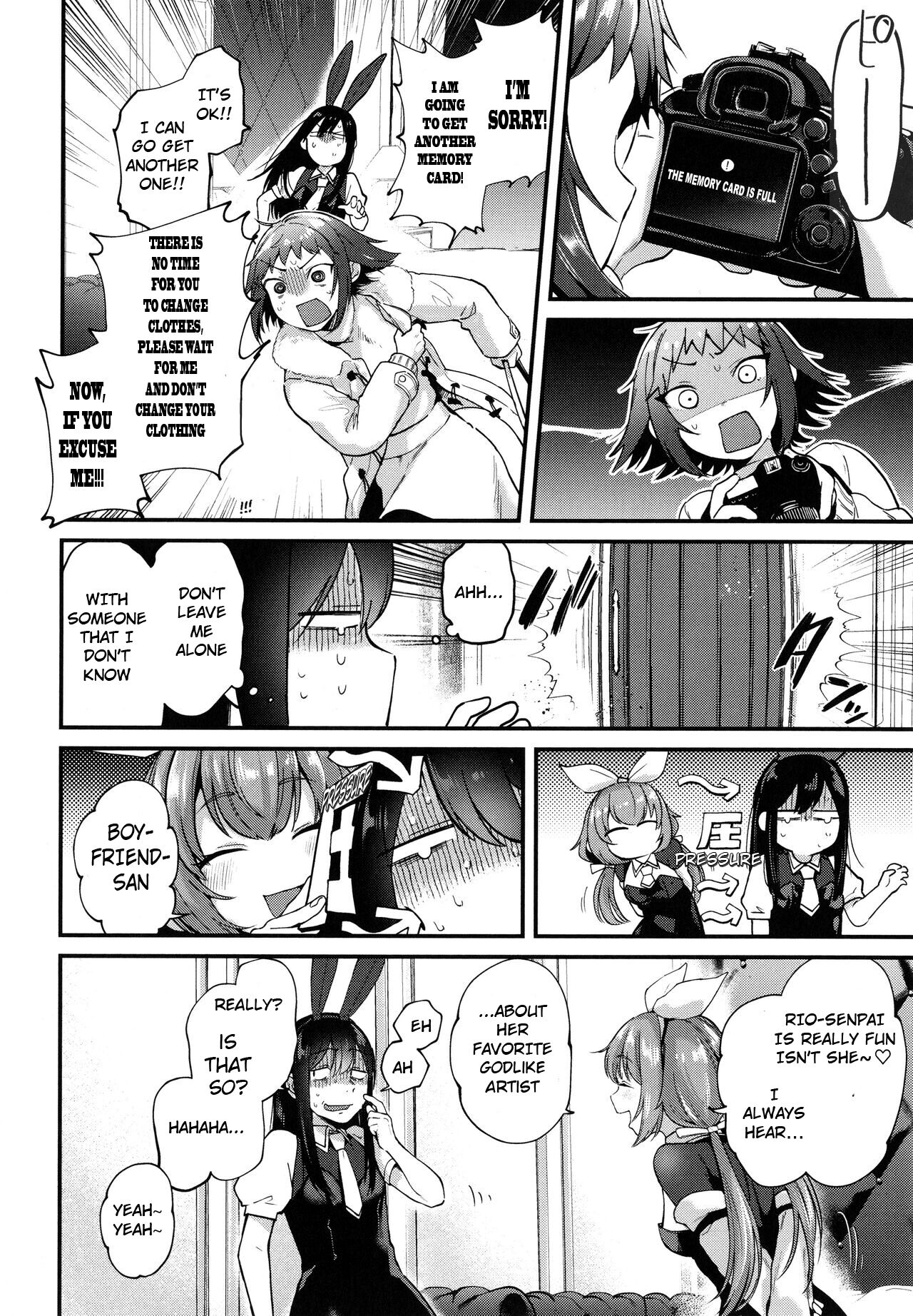 [Gosaiji]Doujin Sakka wa After 3P no Yume o Miru ka | Do Doujin Artists Dream of Having a Cosplayer Threesome?(Doujin Sakka wa Cosplay Ecchi no Yume o Miru ka) [English] [Nataniel] Page 6