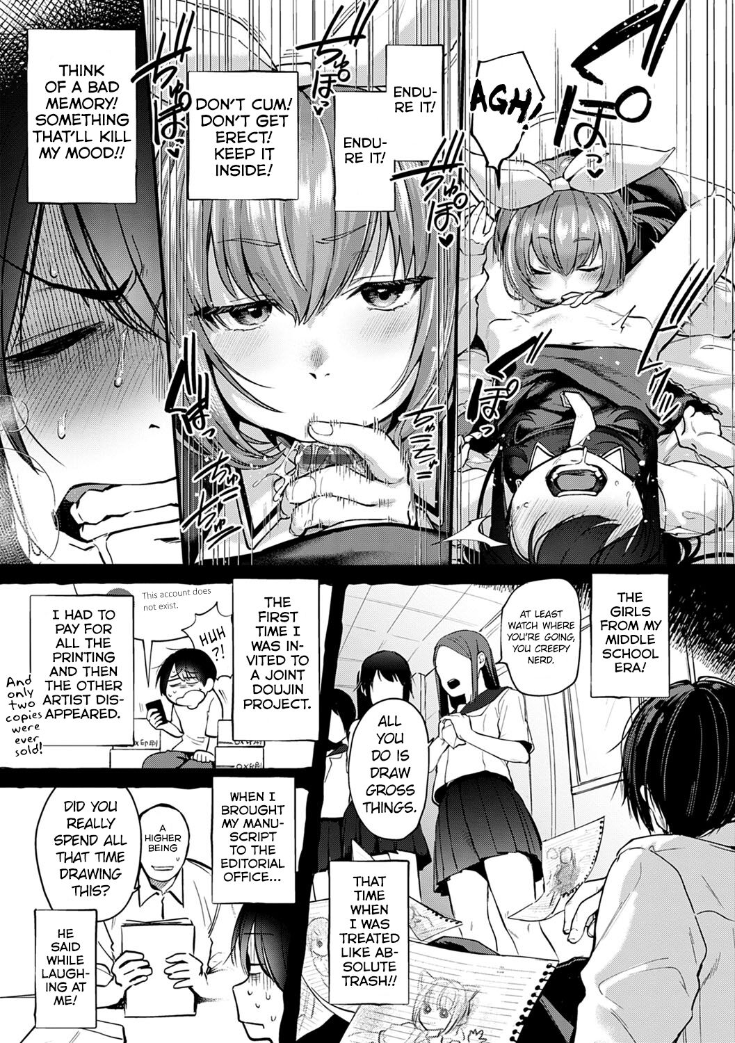 [Gosaiji]Doujin Sakka wa After 3P no Yume o Miru ka | Do Doujin Artists Dream of Threesome Sex After Work?(COMIC Anthurium 2021-06) [English] [CHLOEVEIL] [Digital] Page 11