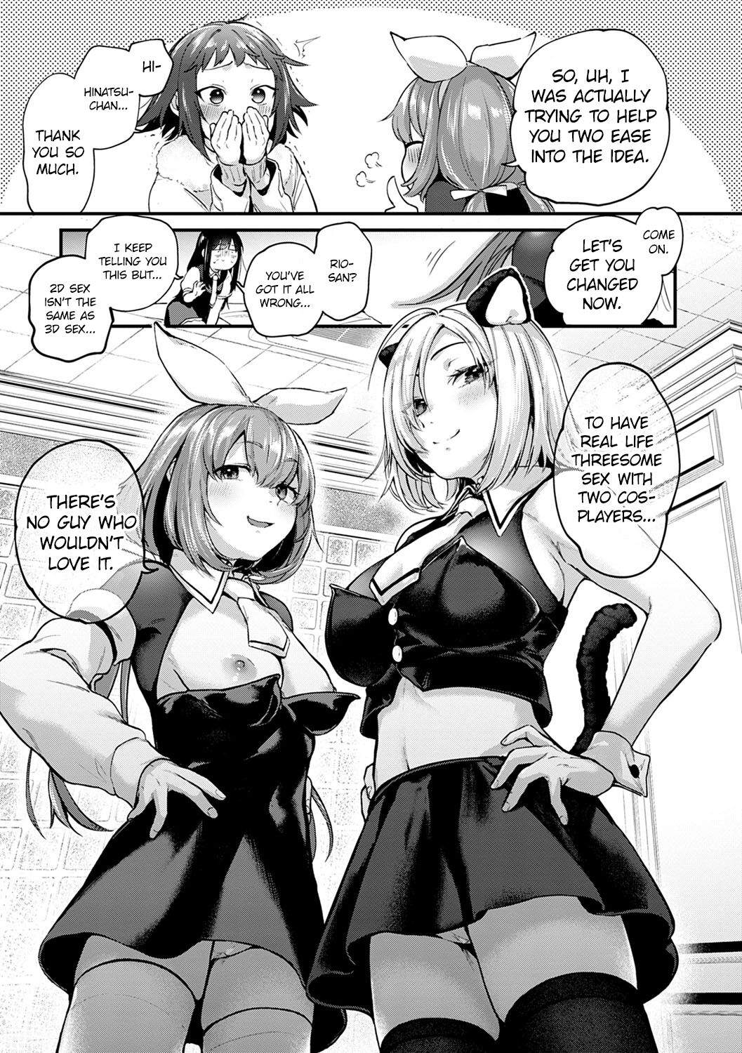 [Gosaiji]Doujin Sakka wa After 3P no Yume o Miru ka | Do Doujin Artists Dream of Threesome Sex After Work?(COMIC Anthurium 2021-06) [English] [CHLOEVEIL] [Digital] Page 15