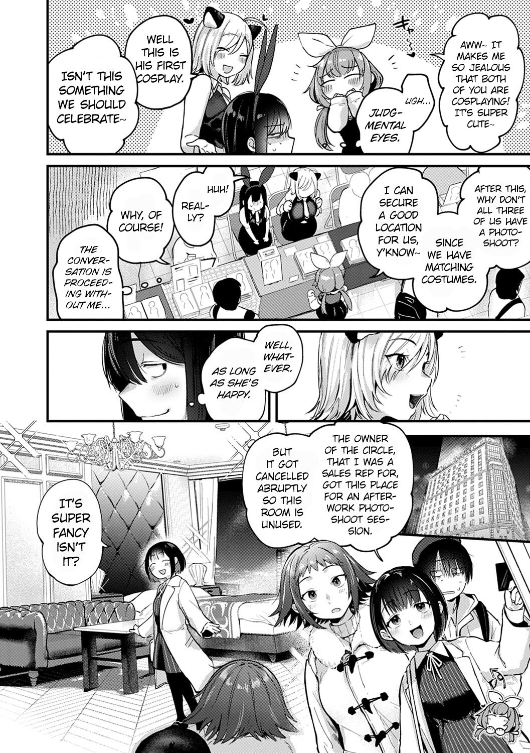 [Gosaiji]Doujin Sakka wa After 3P no Yume o Miru ka | Do Doujin Artists Dream of Threesome Sex After Work?(COMIC Anthurium 2021-06) [English] [CHLOEVEIL] [Digital] Page 4