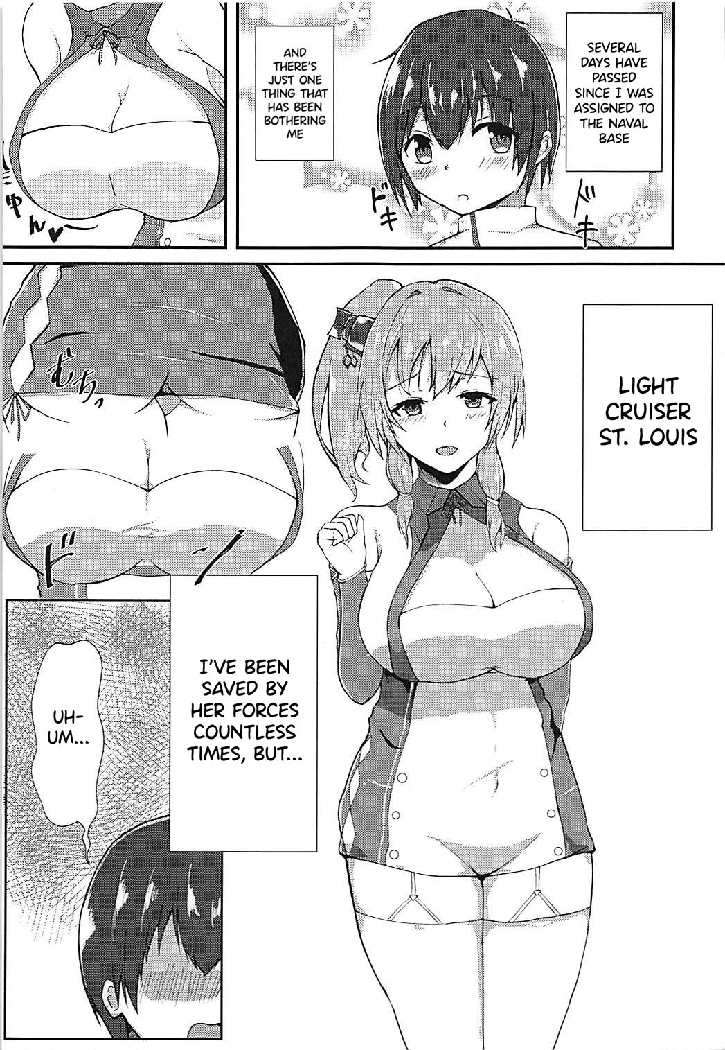 (C94) [Yakiokoge (Guillotine)]St. Louis ni Umoretai(Azur Lane) [English] [Digital] Page 3