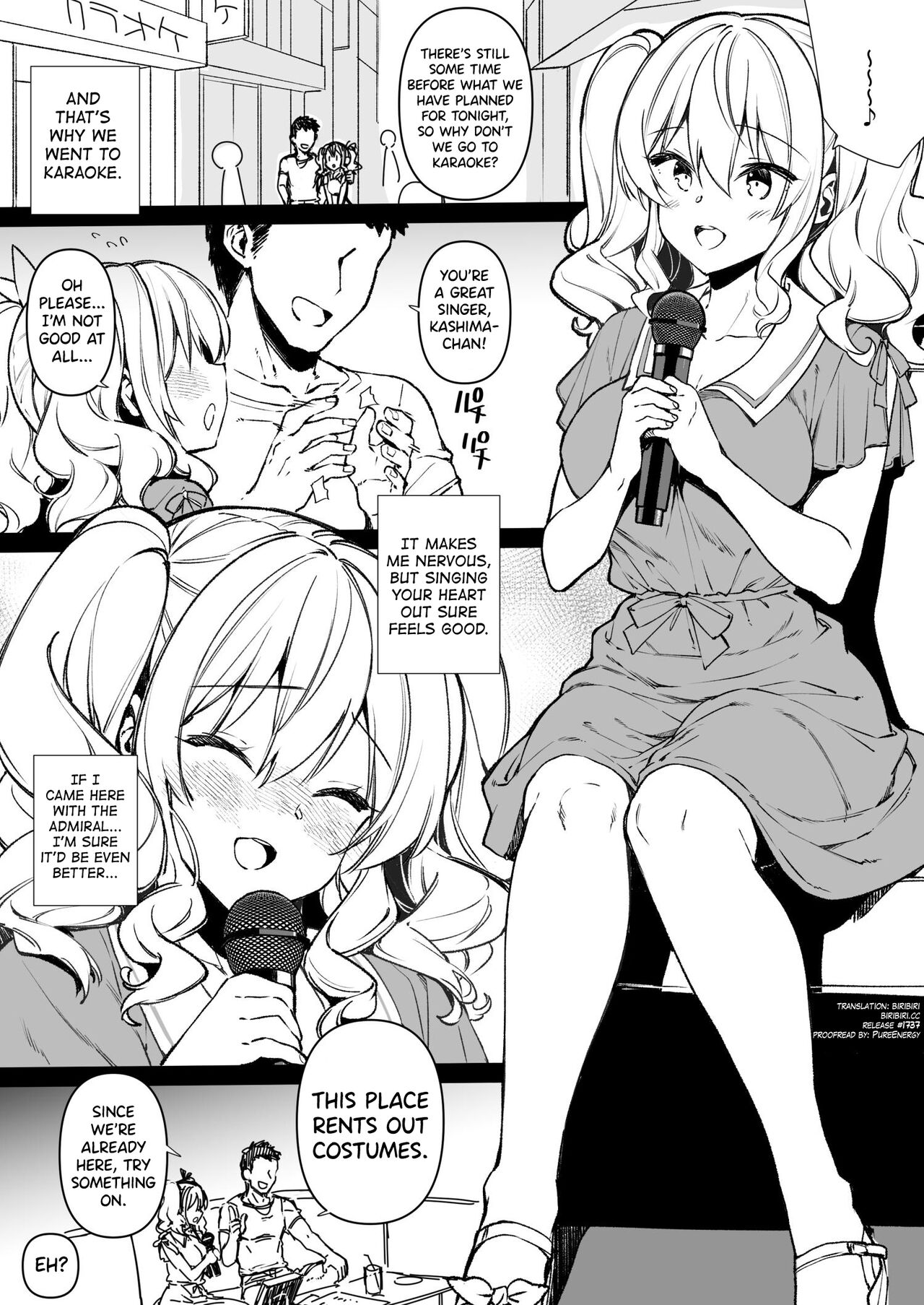 [CHIBIKKO KINGDOM (Kekocha)]Shitsuren Kashima to Karaoke H & Skeb Matome(Kantai Collection - KanColle-) [English] [biribiri] [Digital] Page 3