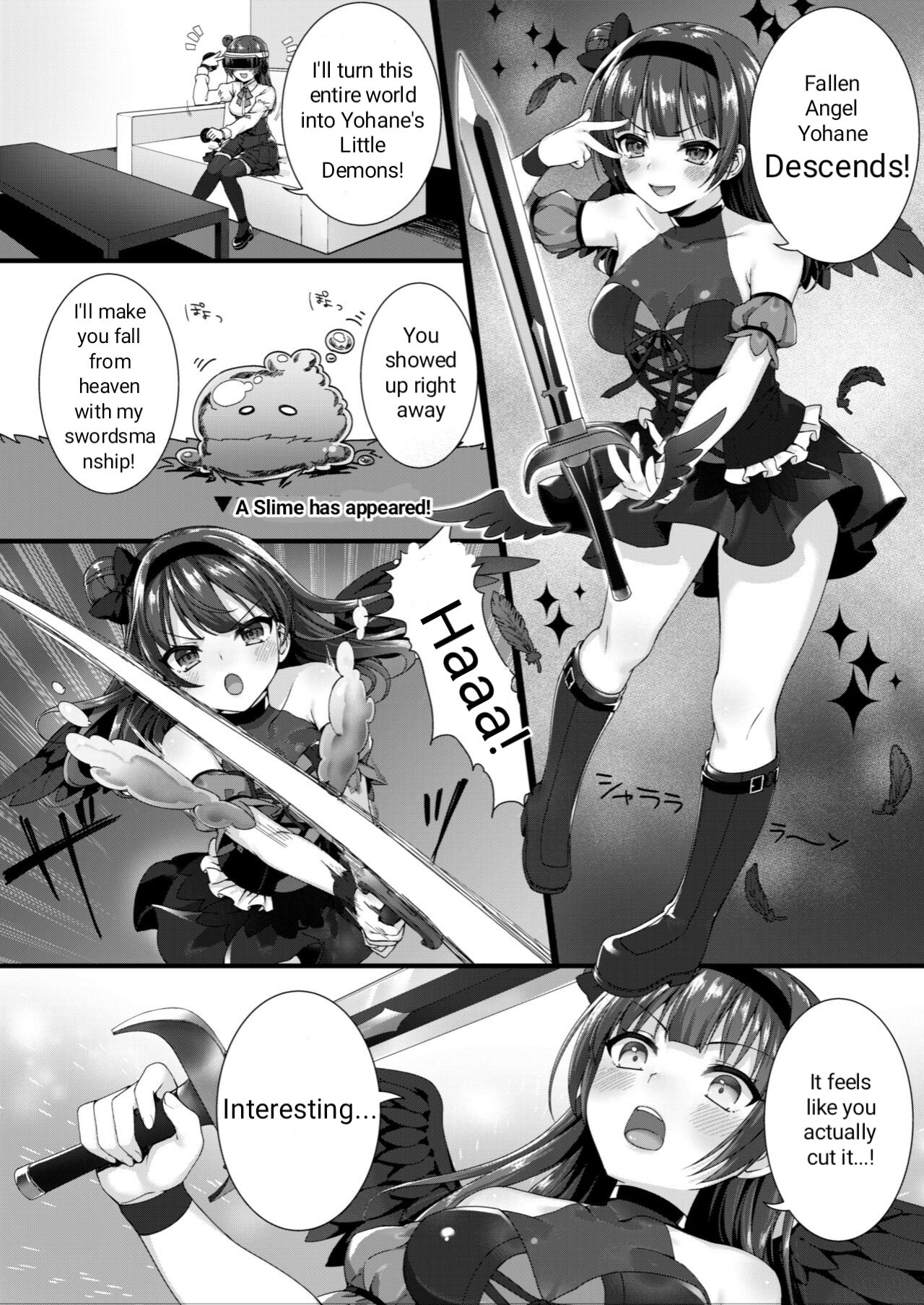 [Nekono Oyashiro (Mashu)]Adult VR de Yoshiko to Real H shiyo!(Love Live! Sunshine!!) [English] [Digital] Page 3