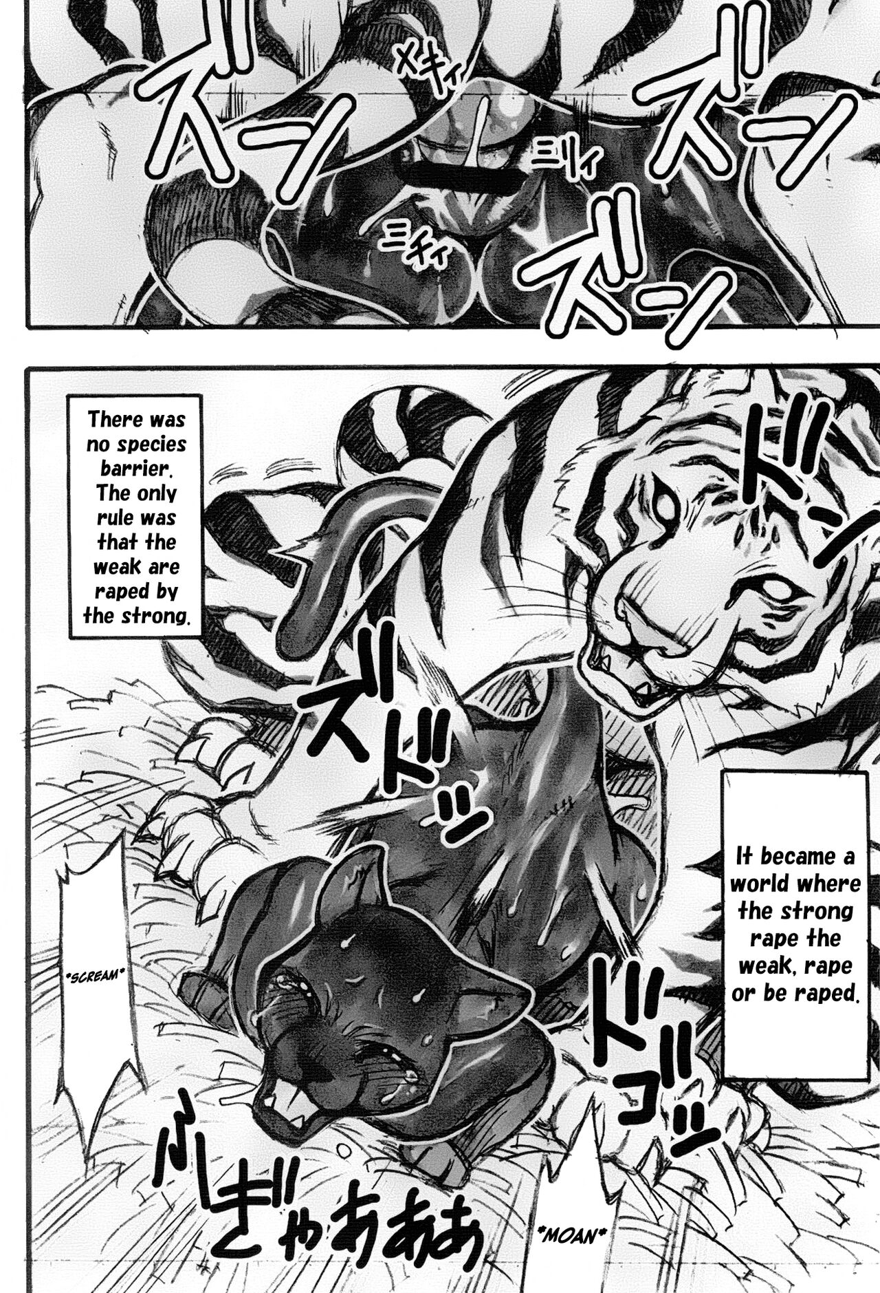 (Kansai! Kemoket) [Mayoineko (Various)]Jaku Niku Goukan (TOKYO JUNGLE) [English] =Mr.MPD= Page 6