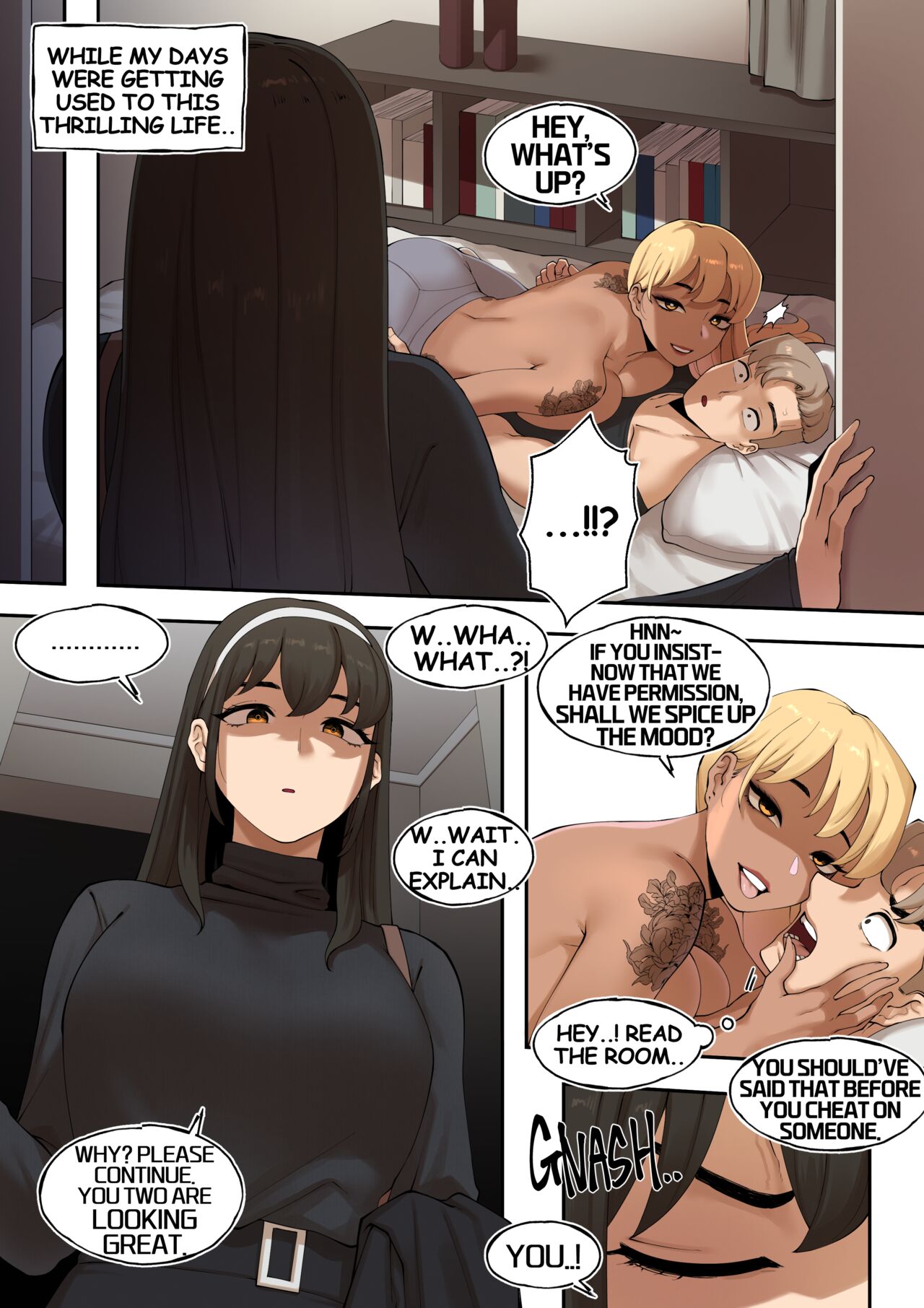 [ABBB]Fe²Male Friends[English] [Decensored] Page 8