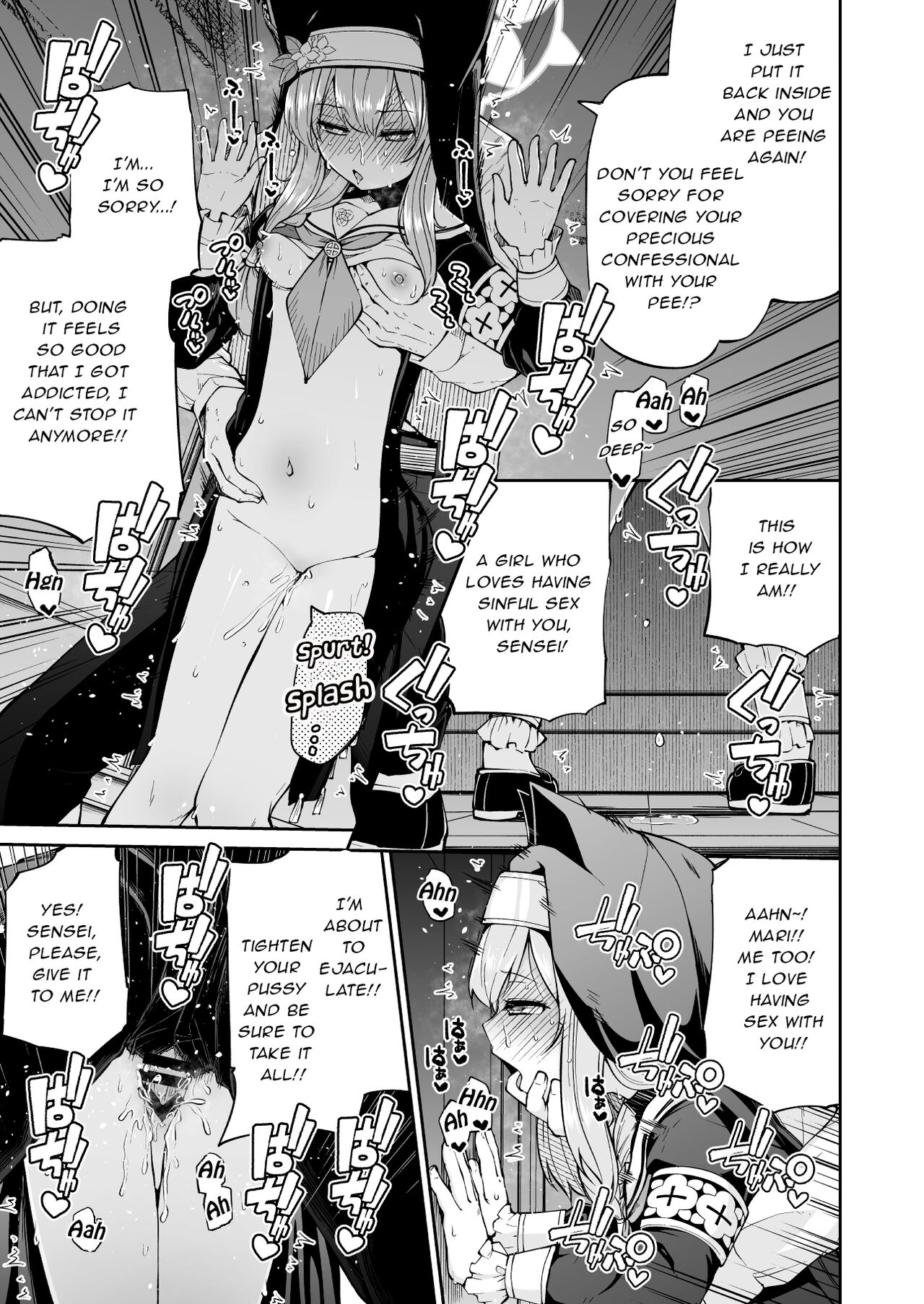 [Kitsuneya (Leafy)]Mari no Himegoto | Mari's secret(Blue Archive) [English] [Lewd Rider Ero] [Digital] Page 32