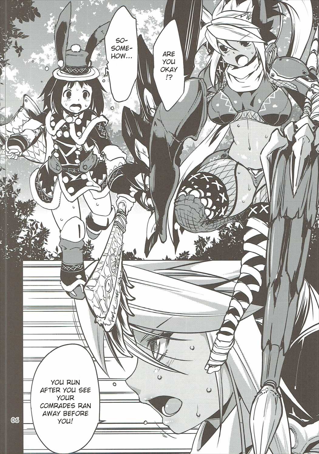 (C90) [Albatross (Nikusyo)]Hunter's High.(Monster Hunter) [English] Page 5