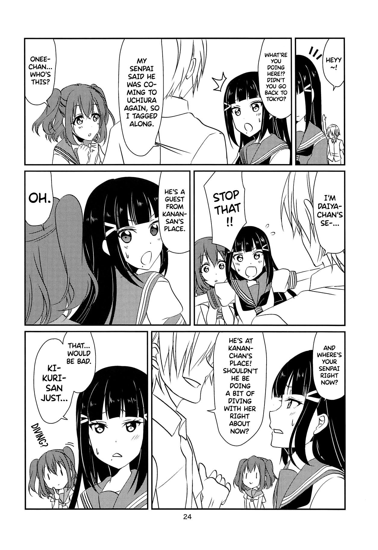 (C93) [Fukurou no Yuubinya san (Ueto Ruri)]MY Wai TONIGHT(Love Live! Sunshine!!) [English] {Doujins.com} Page 24