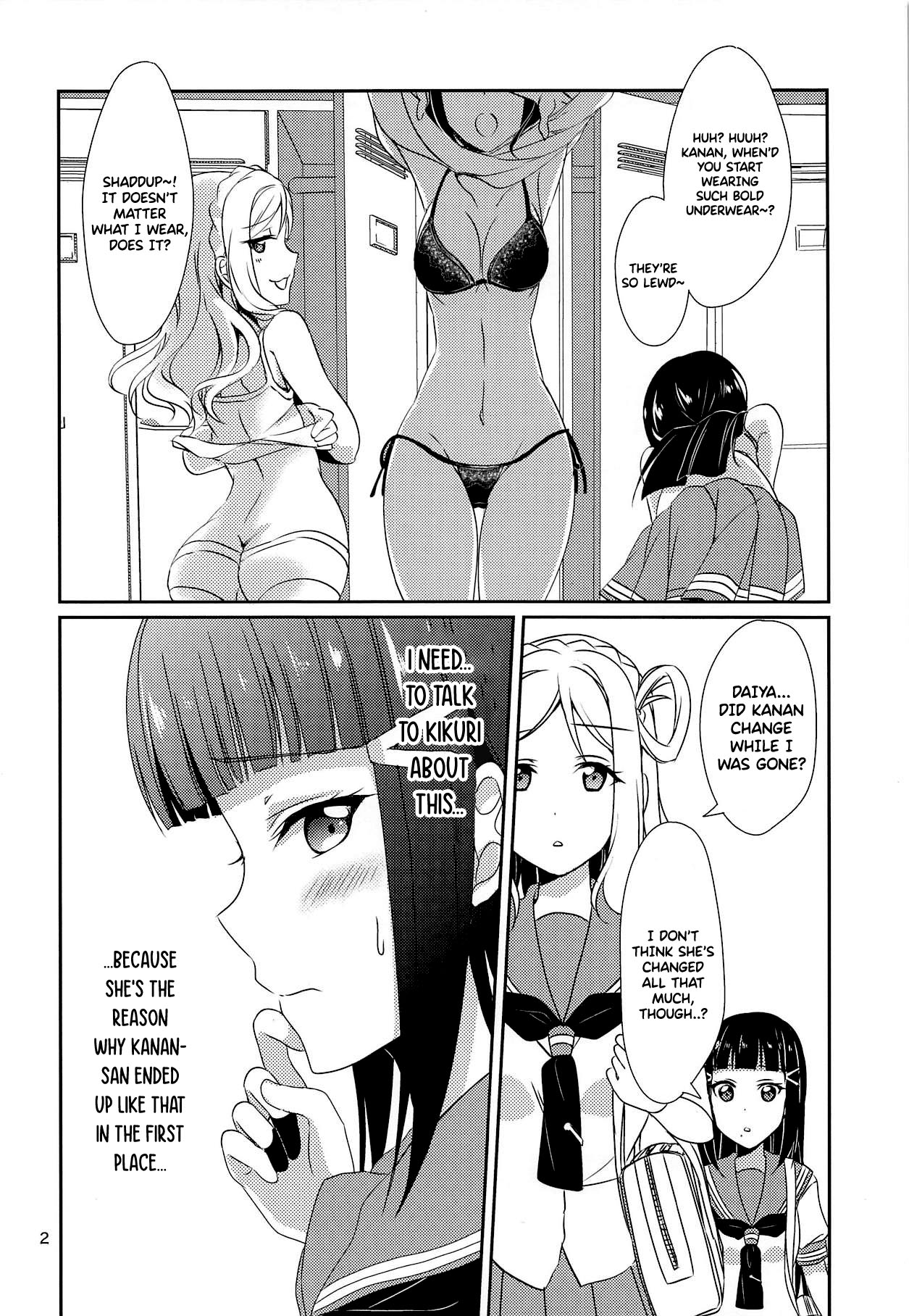 (C93) [Fukurou no Yuubinya san (Ueto Ruri)]MY Wai TONIGHT(Love Live! Sunshine!!) [English] {Doujins.com} Page 3
