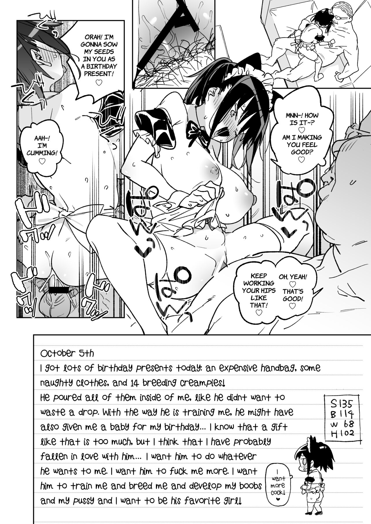 [Meshikutteneru. (Atage)]11-gatsu 28-nichi Atarashii Papa no Mono ni Narimashita. | November 28th: As of today, I belong to my new daddy![English] [The Unseelie Court] [Digital] Page 25
